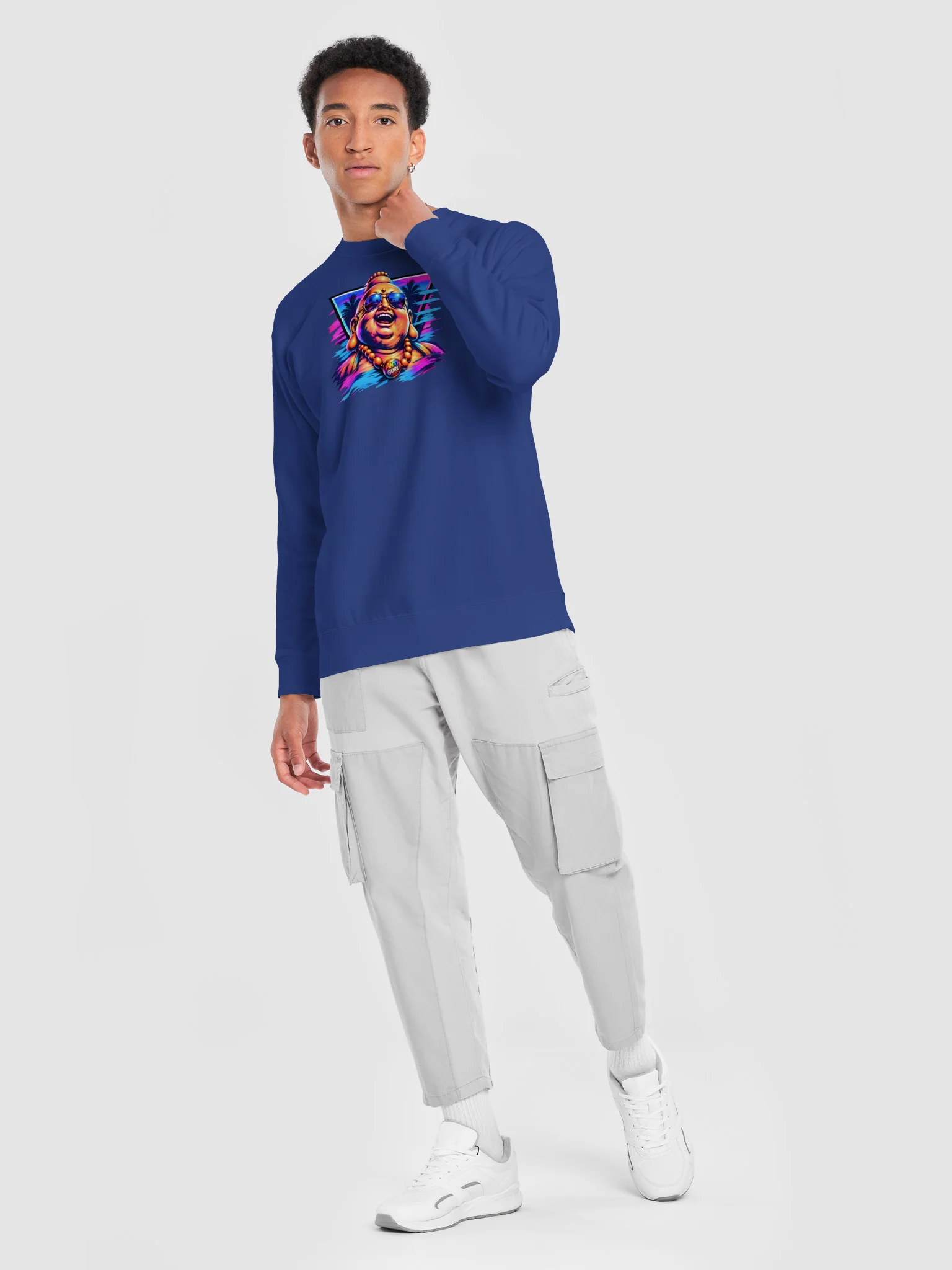 Anti Guru Neon Buddha Sweatshirt product image (90)