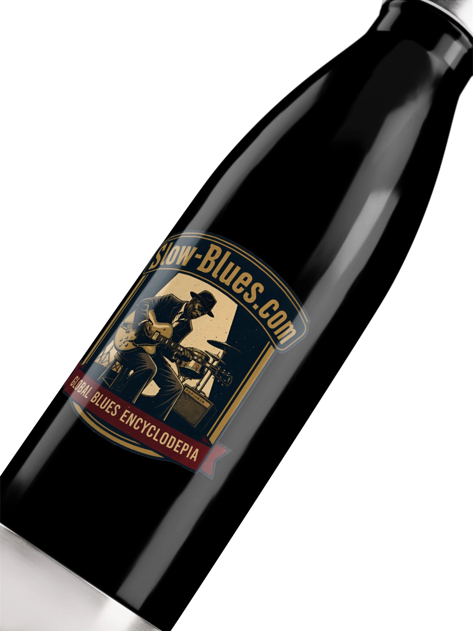 Slow-Blues.com Signature Steel Bottle product image (5)