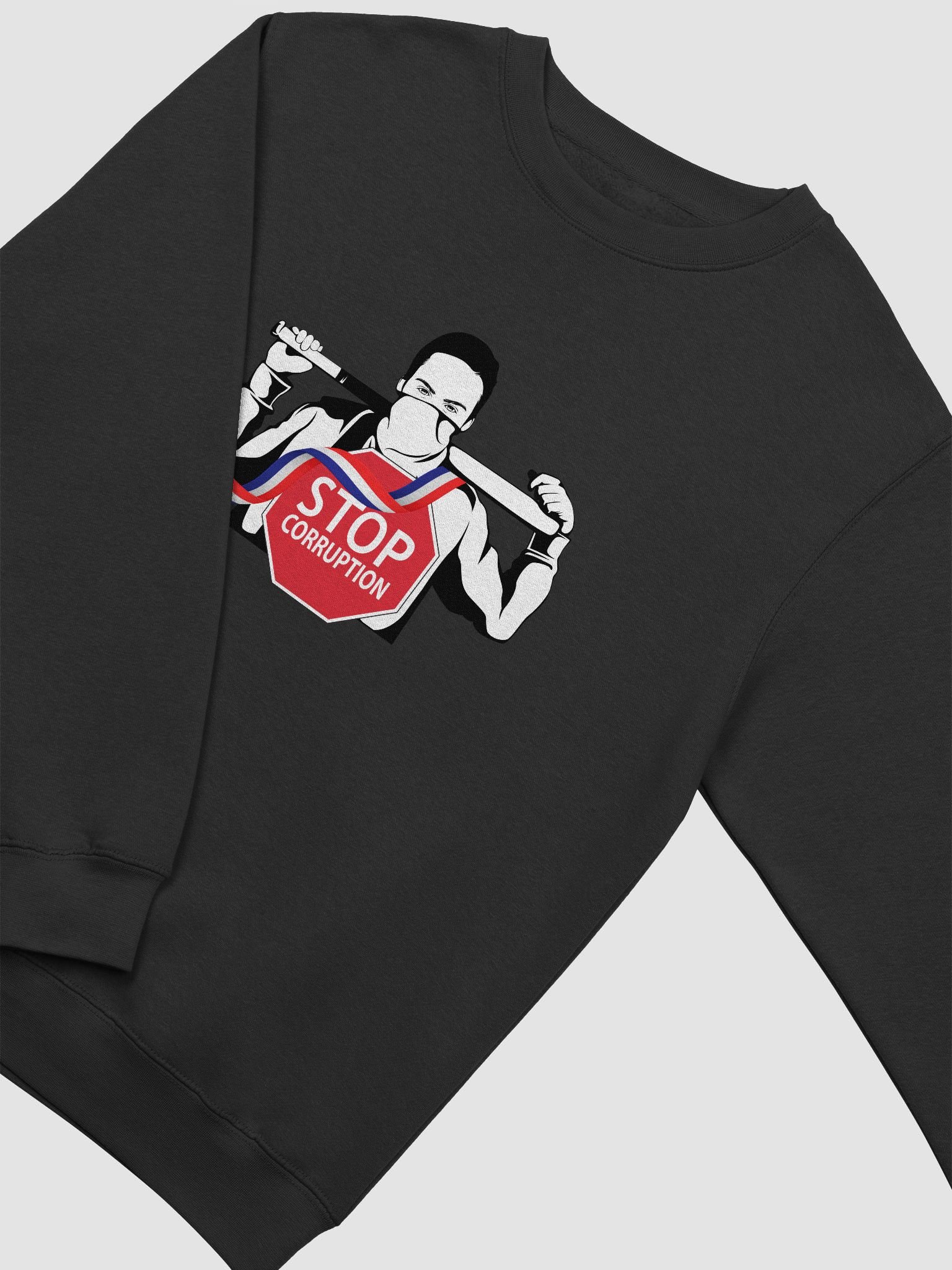 Stop Corruption Statement Crewneck product image (3)