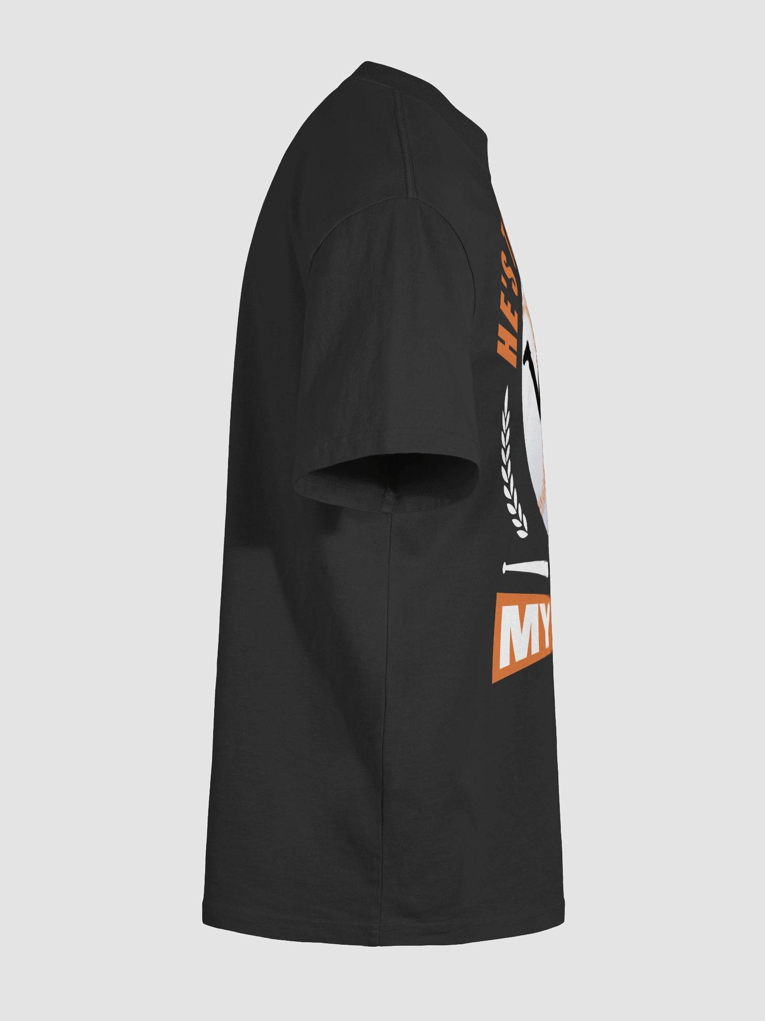 He's Throwing At My Guy Black Tee product image (11)