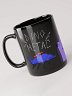 Dino Metal Black Mug