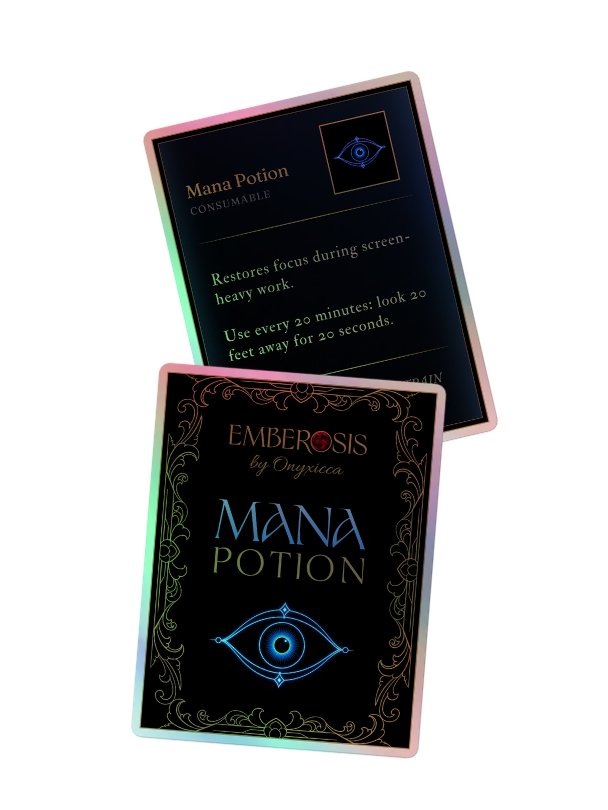 Mana Potion - Front & Back Holographic Sticker Bundle product image (1)