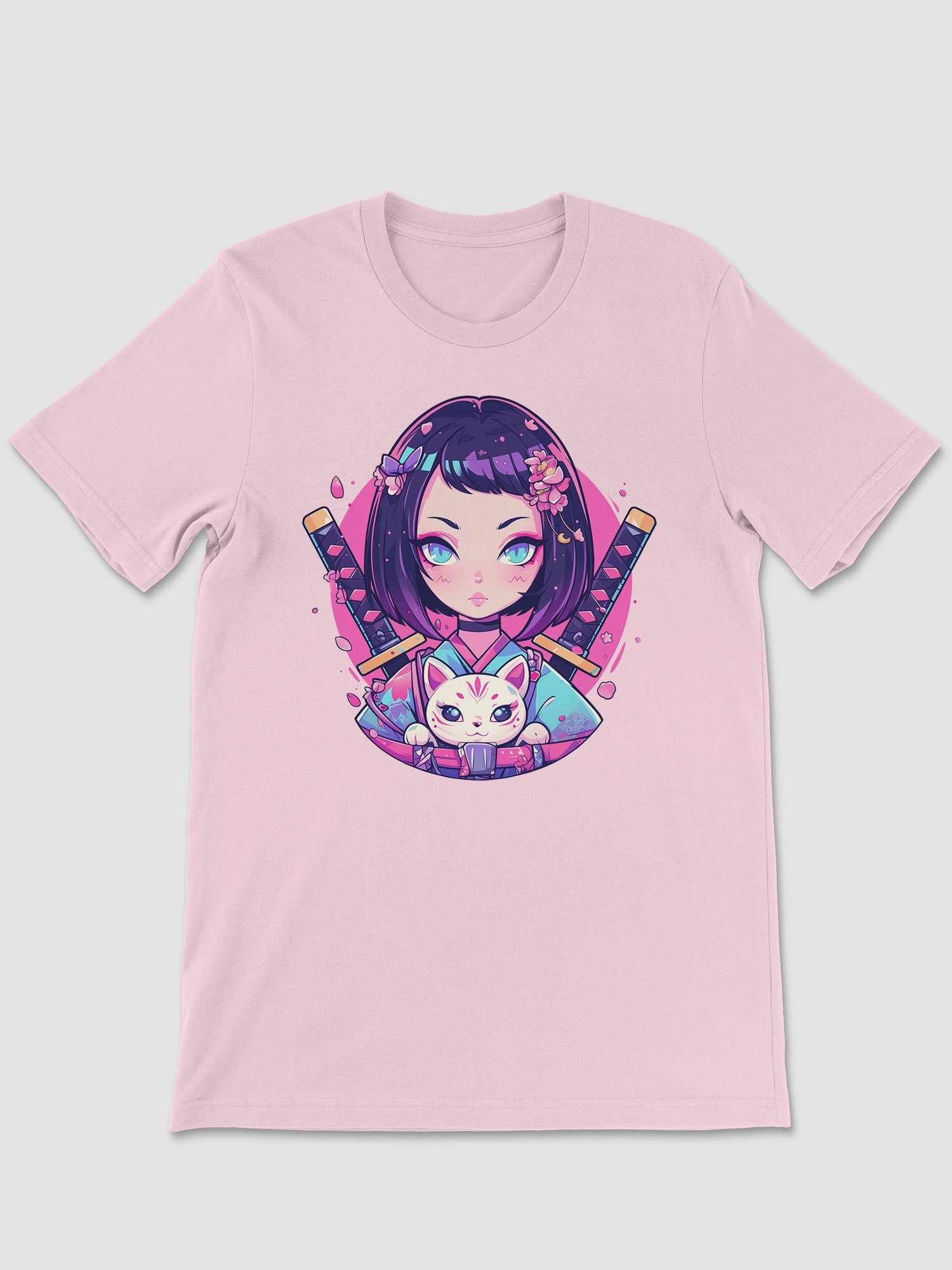 Kawaii Ninja Girl Premium Soft Tee product image (1)