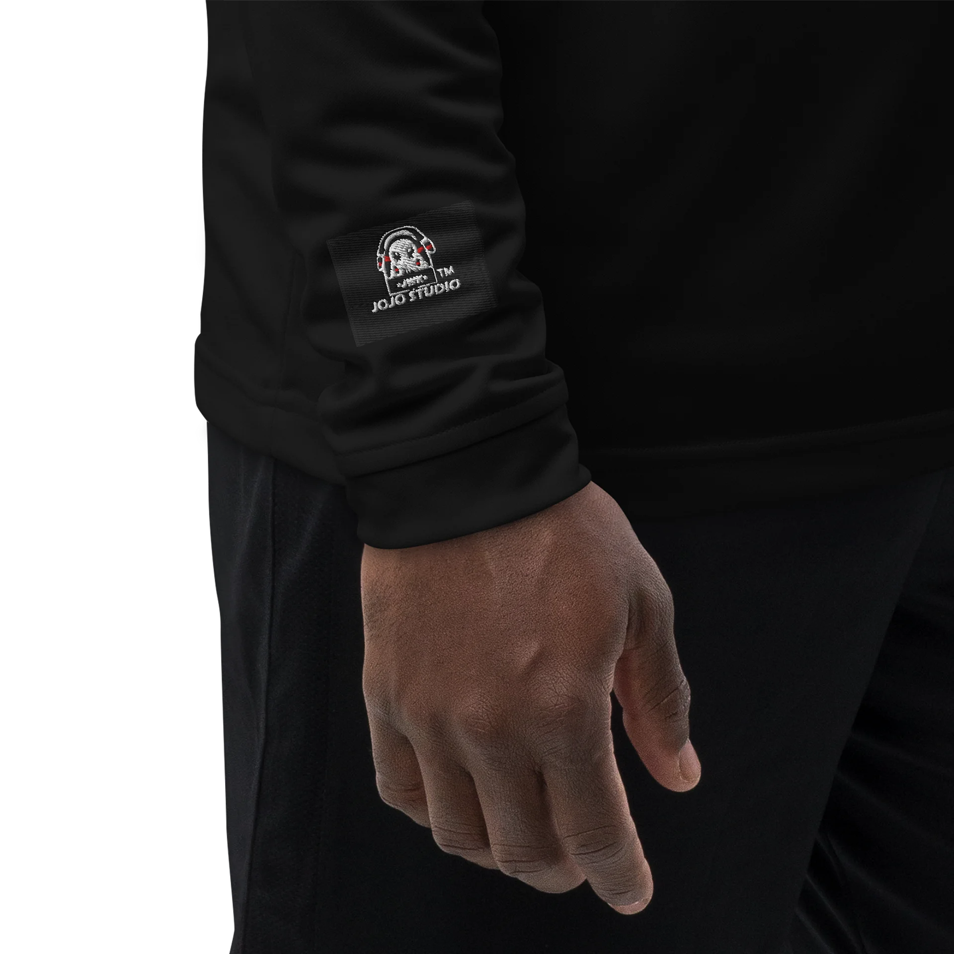 JWK JOJO Studio Skull Logo Quarter-Zip Pullover product image (4)
