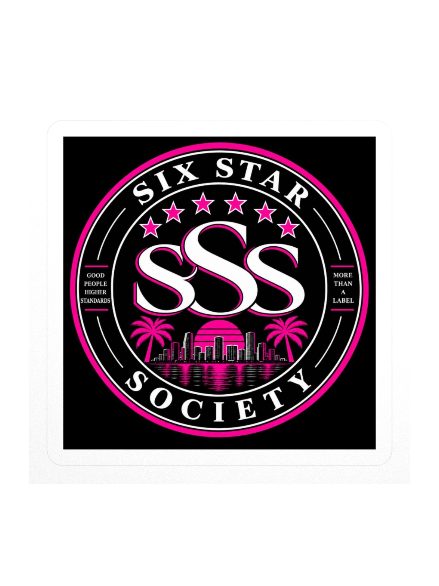 Six Star Society Signature Crest Sticker product image (3)