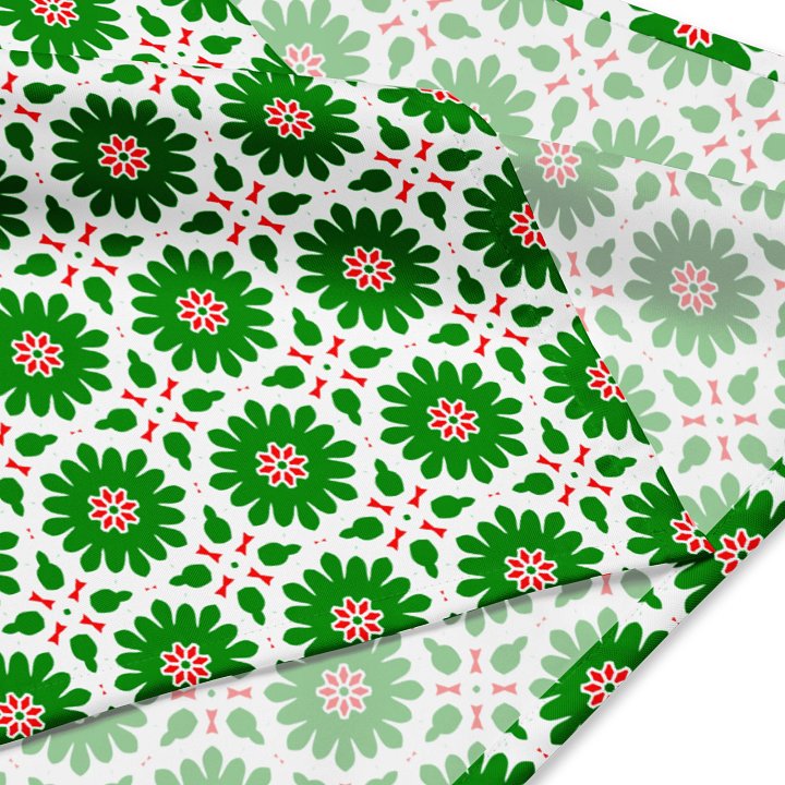 Green Holiday Bloom - Holiday Bandana Series product image (2)