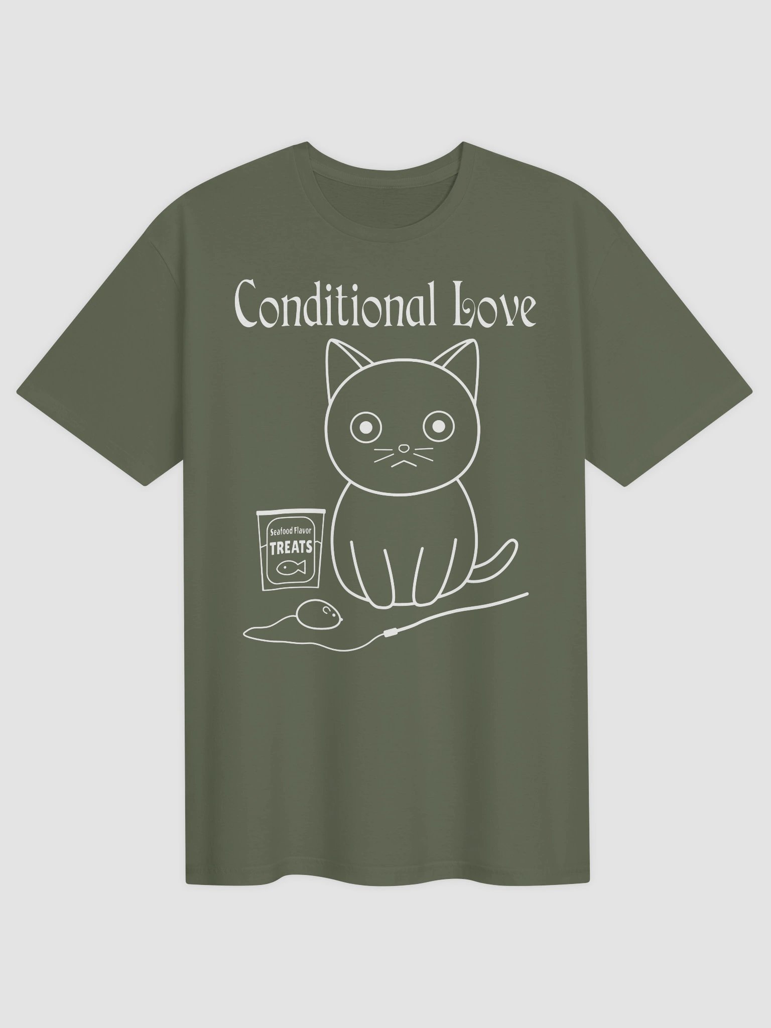 Conditional Love (White Print) - Unisex Adult Super Soft Lightweight T-shirt product image (13)