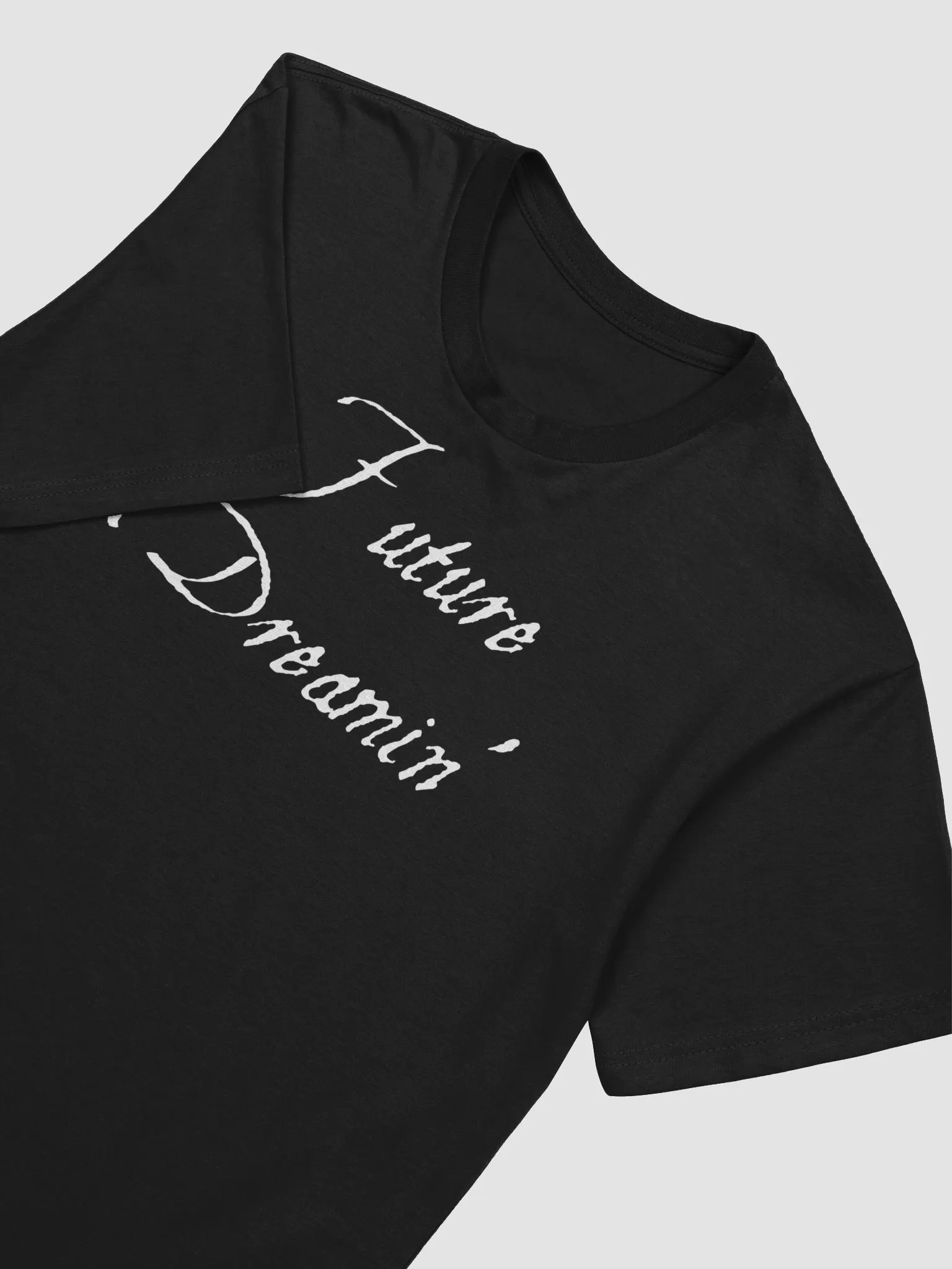 Future Dreamin' Unisex Soft T-Shirt with White Letters | Fancy Text Merch Soft Tee product image (25)