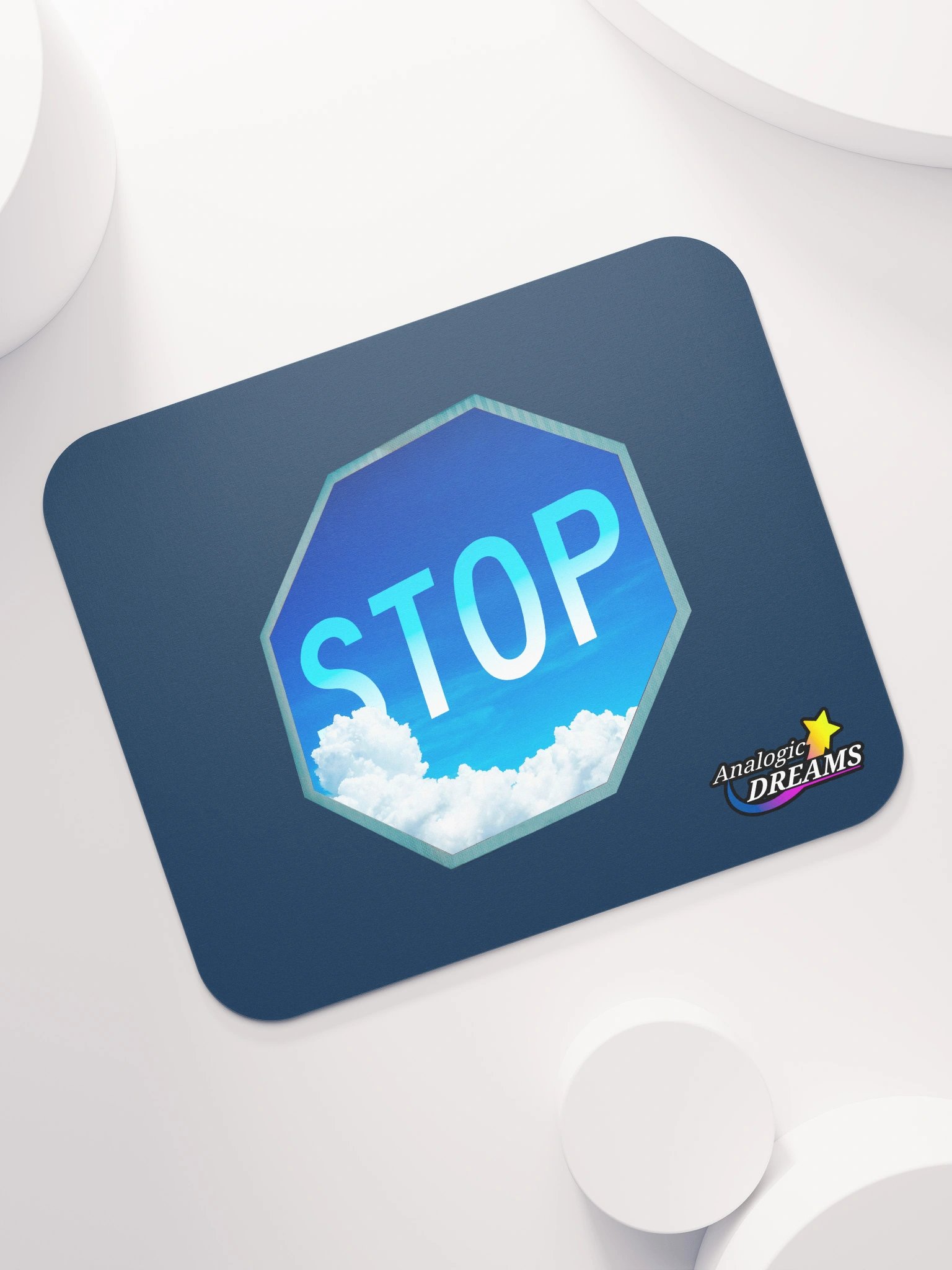 Stop Sign Clouds (Mouse Pad) product image (7)