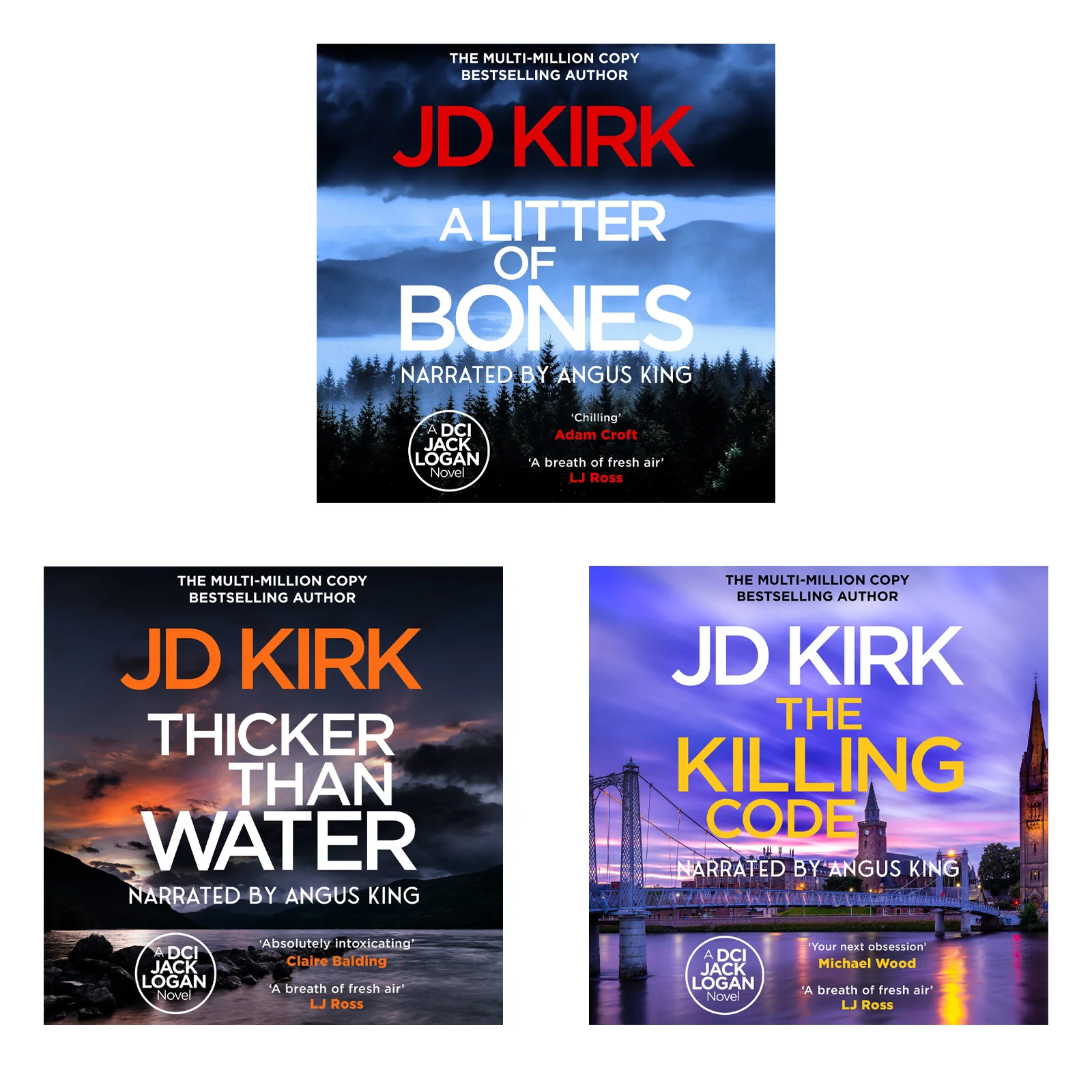 DCI Logan Audiobook Bundle - Books 1 - 3 product image (1)