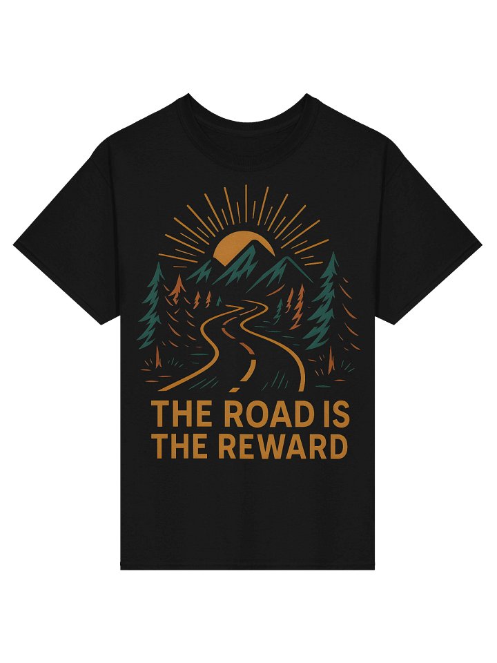 “The Road Is the Reward – Adventure Journey Tee” product image (1)