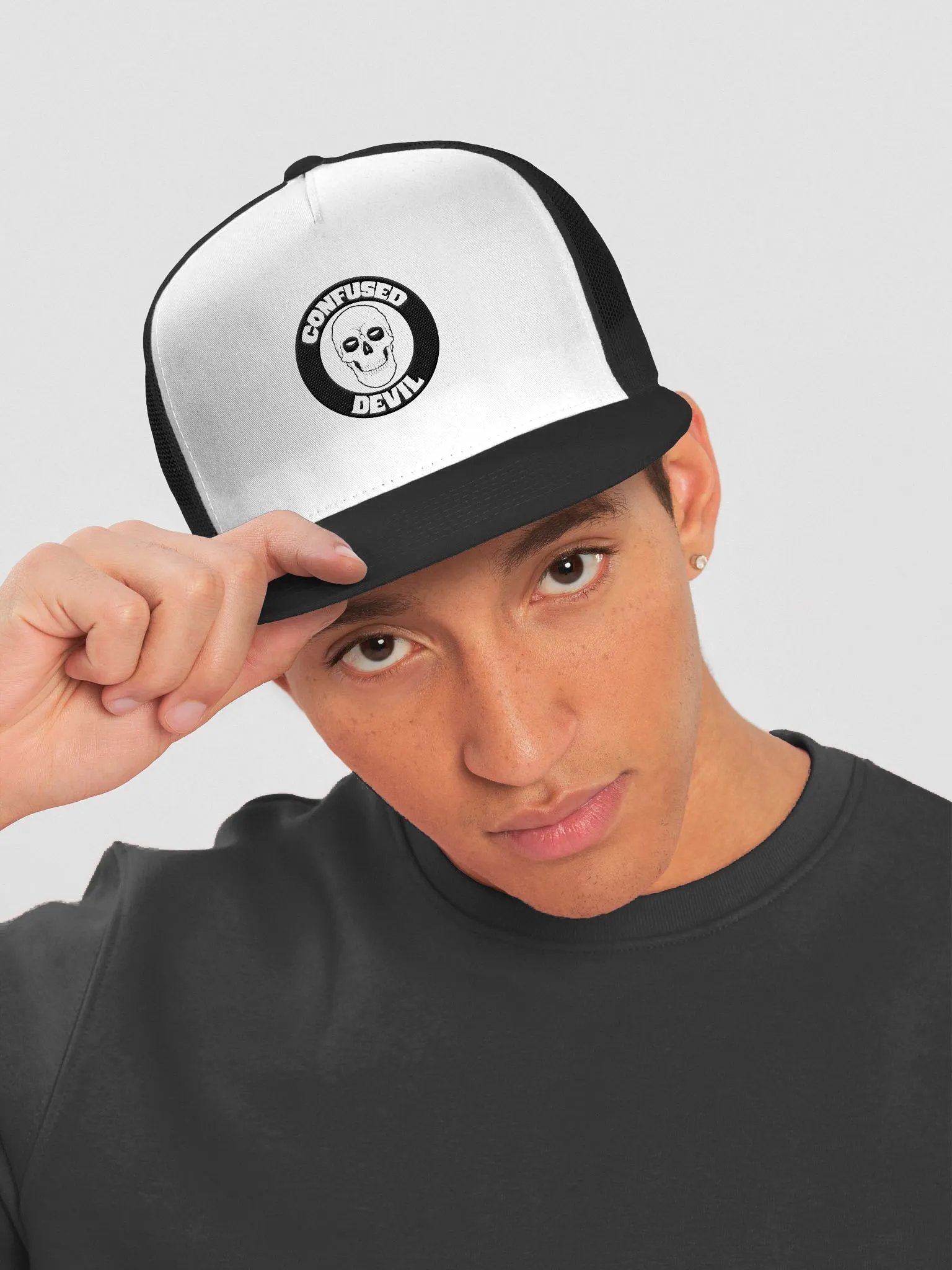 Confused Devil Club Trucker product image (4)