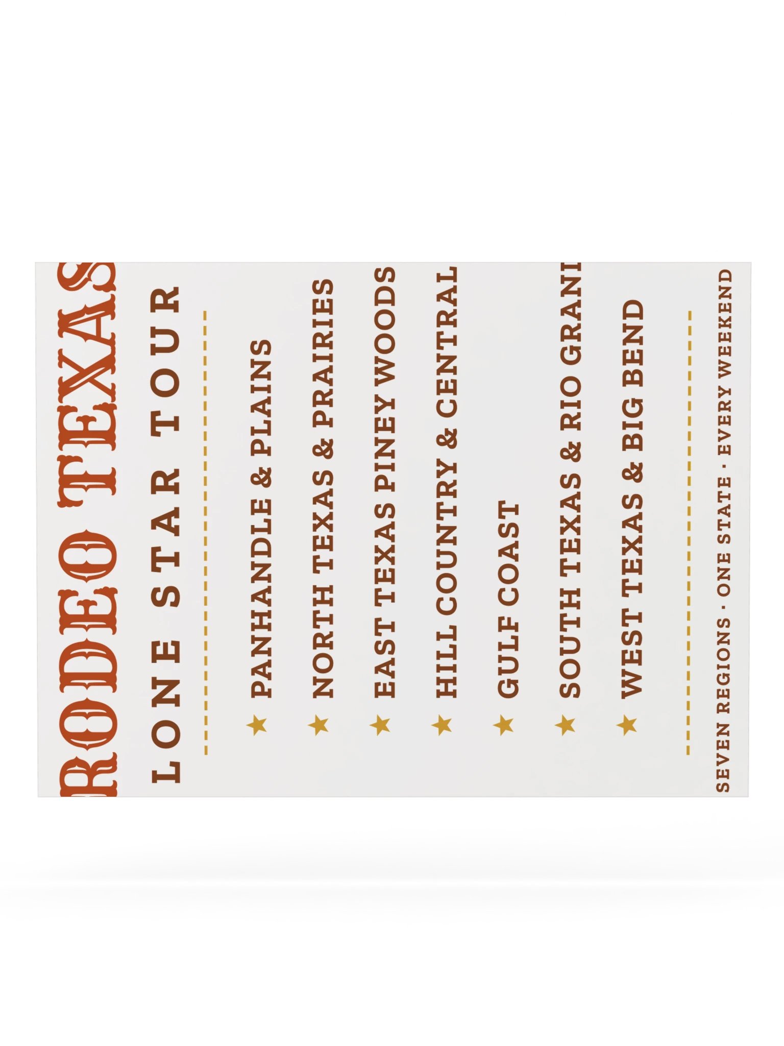 Lone Star Tour Poster product image (34)