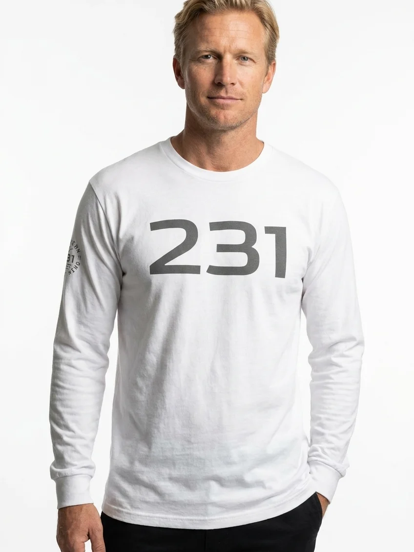 231 SOM Long Sleeve Tee (white) product image (2)