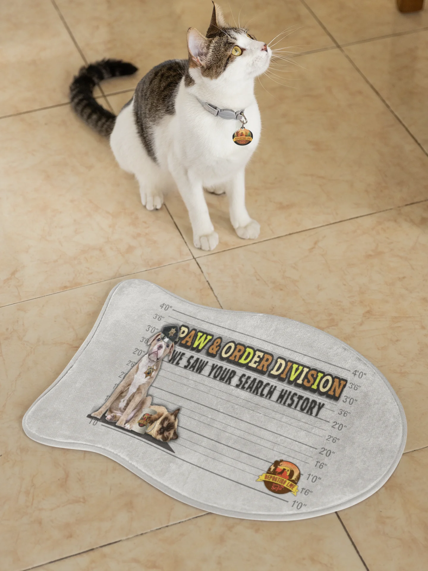 Paw & Order Division Dog and Cat Feeding Mat product image (6)