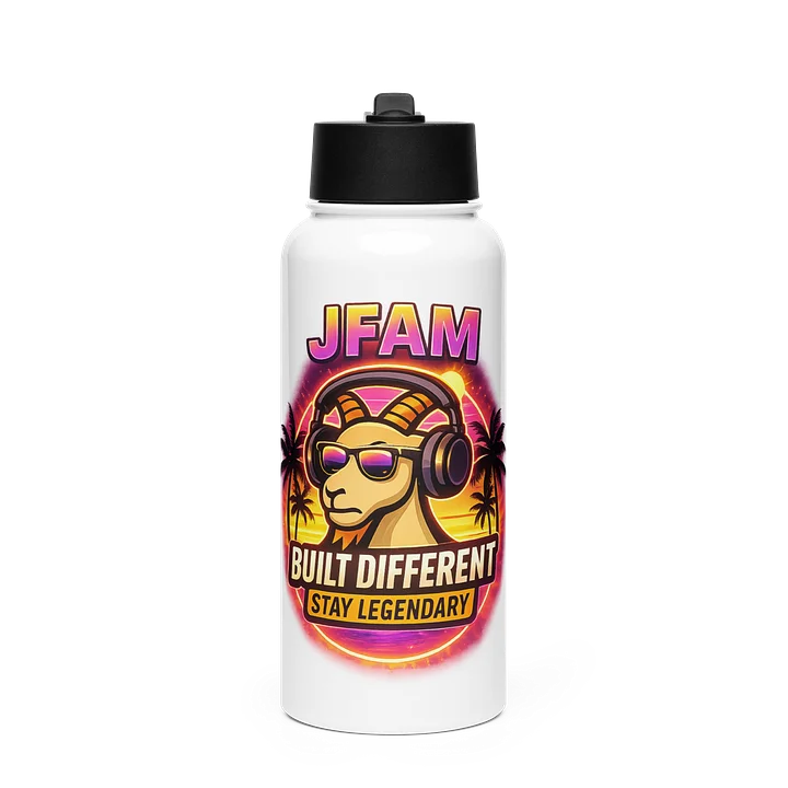 Legendary Beach Goat Stainless Steel Water Bottle product image (1)