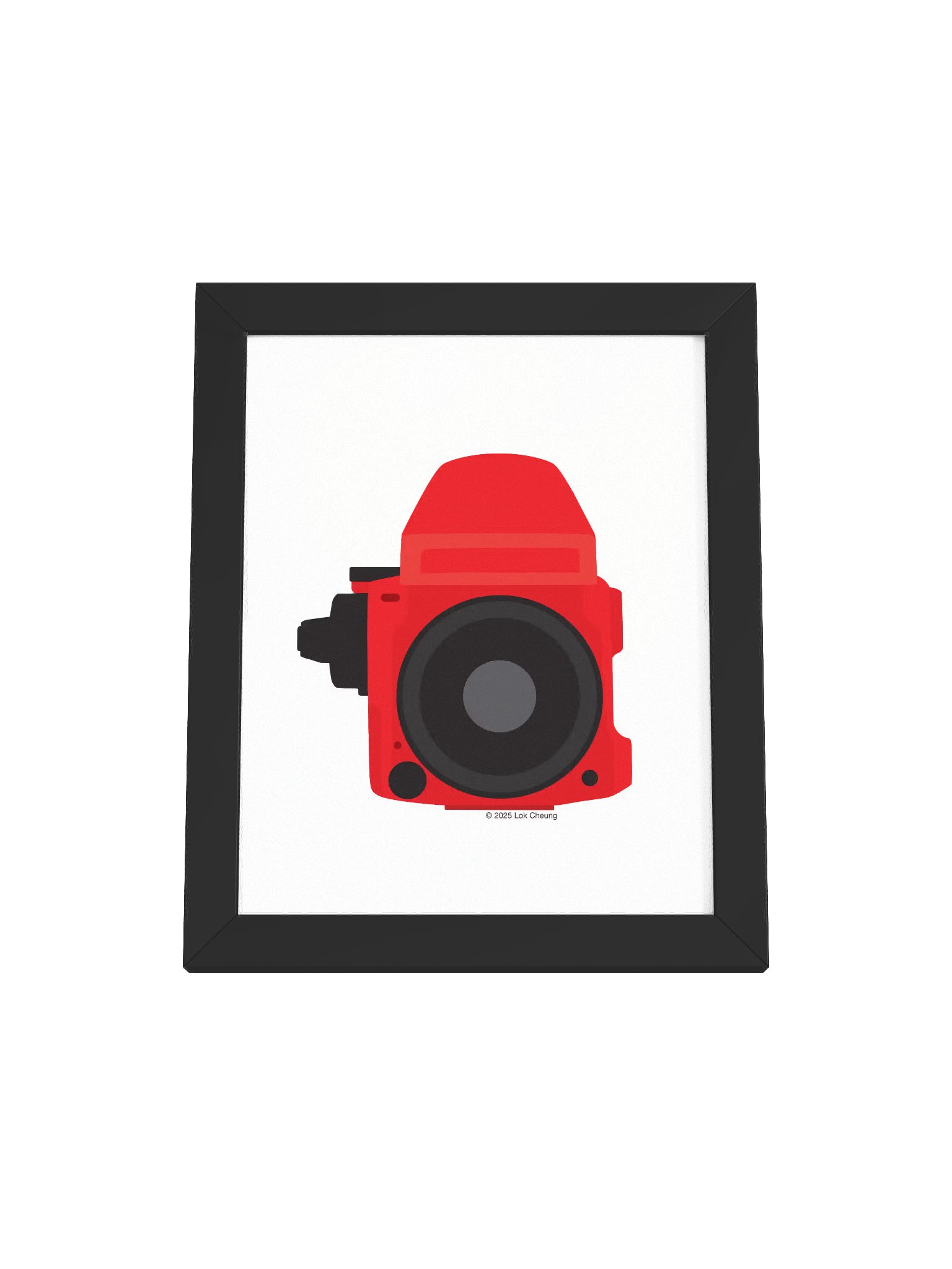 M 645 Red - Framed Poster product image (9)