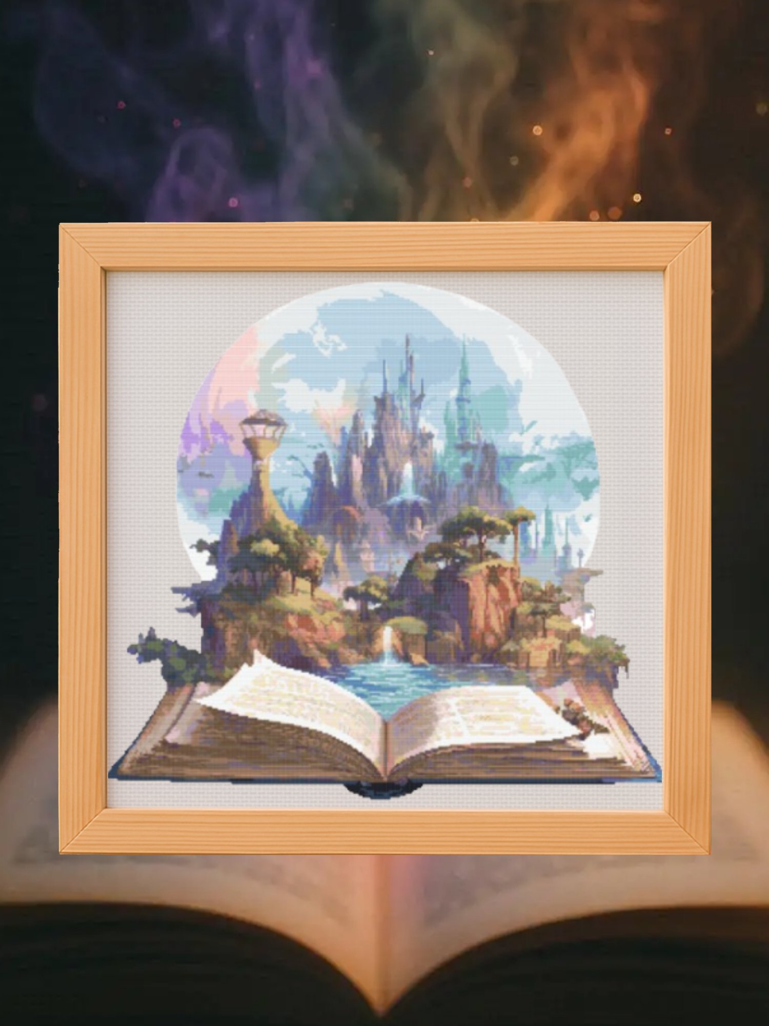 Enchanted Pages Cross Stitch Pattern product image (1)