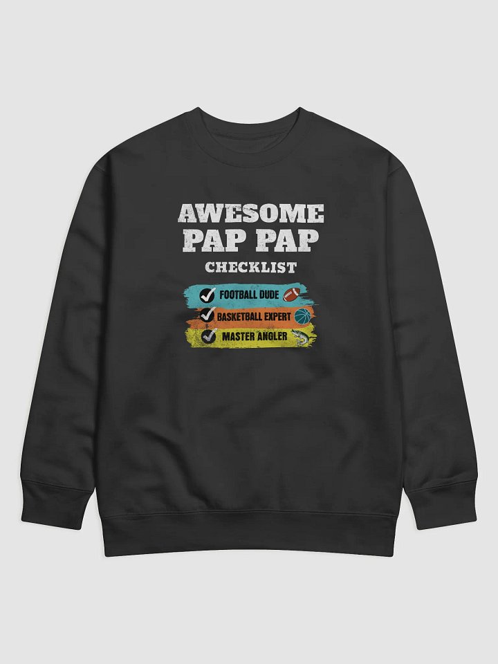 Sports Checklist Pap Pap Premium Sweatshirt product image (2)