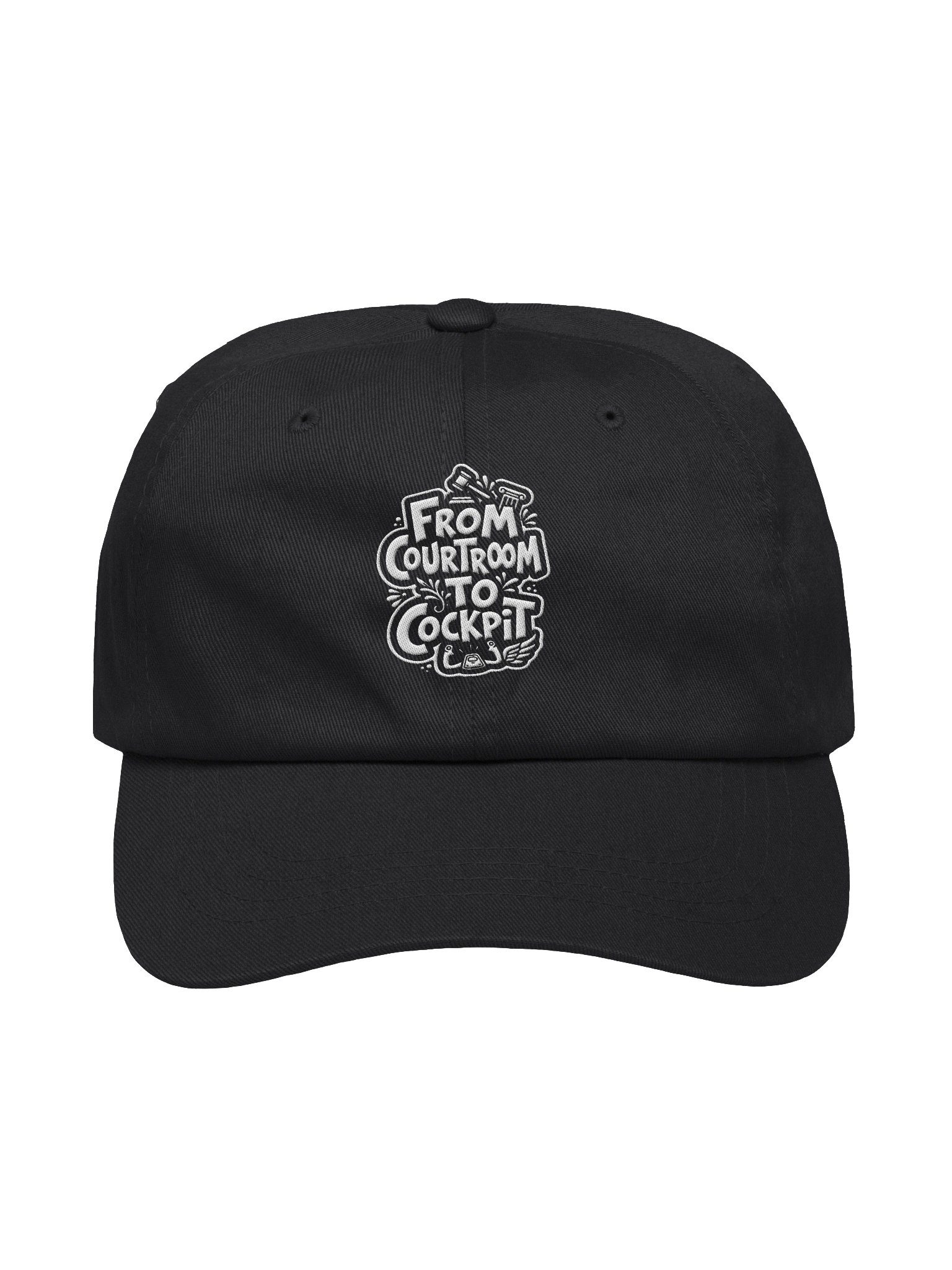 From Courtroom to Cockpit Dad Hat product image (2)