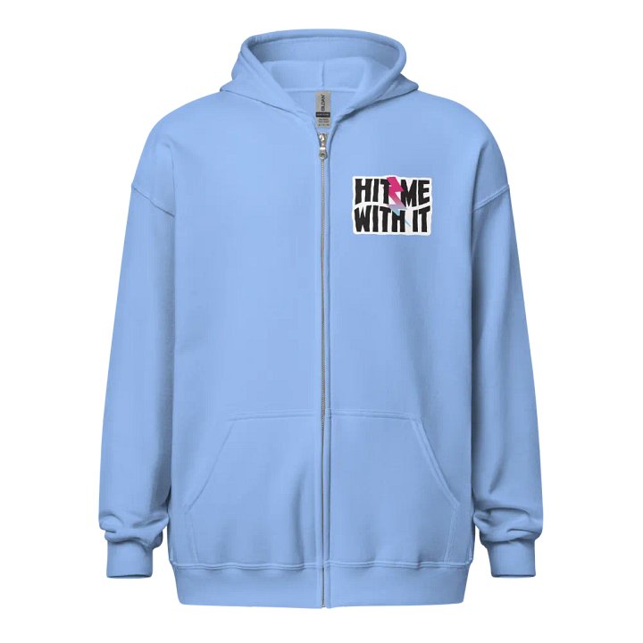 'Hit Me With It' zip-up hoodie product image (1)