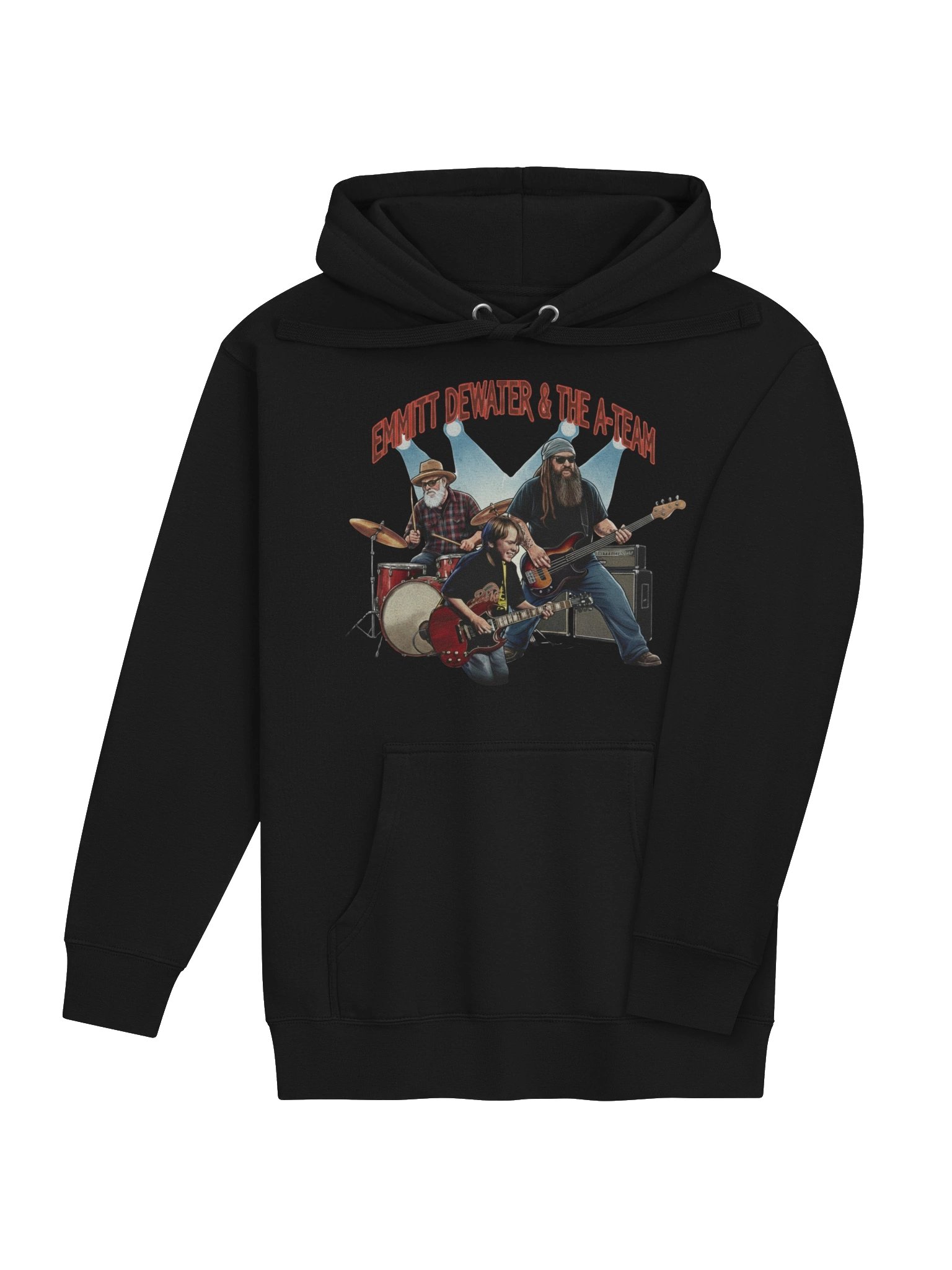 Emmitt DeWater & The A-Team Black Hoodie product image (4)