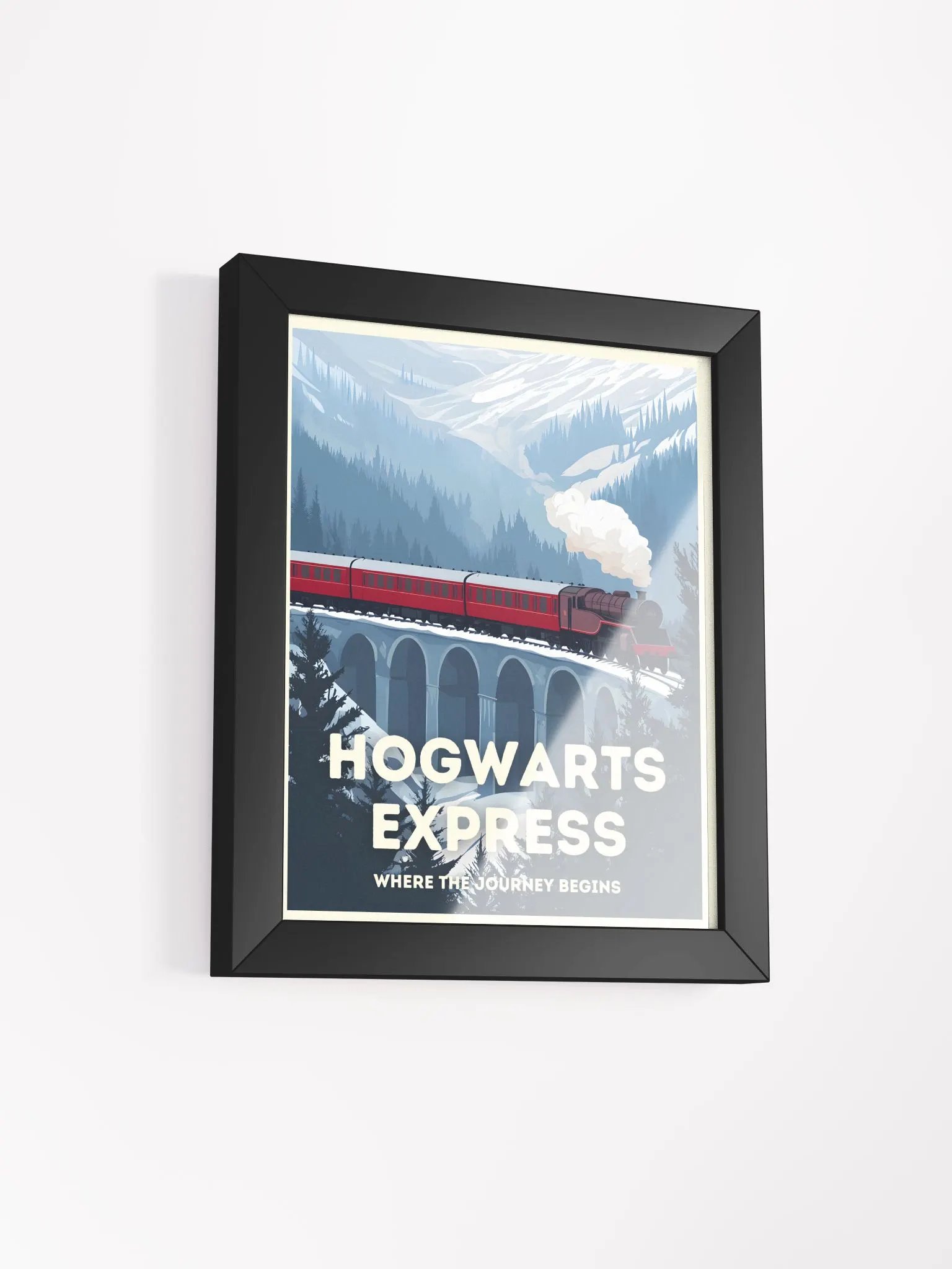 Magical Express Train Vintage Travel Poster product image (2)