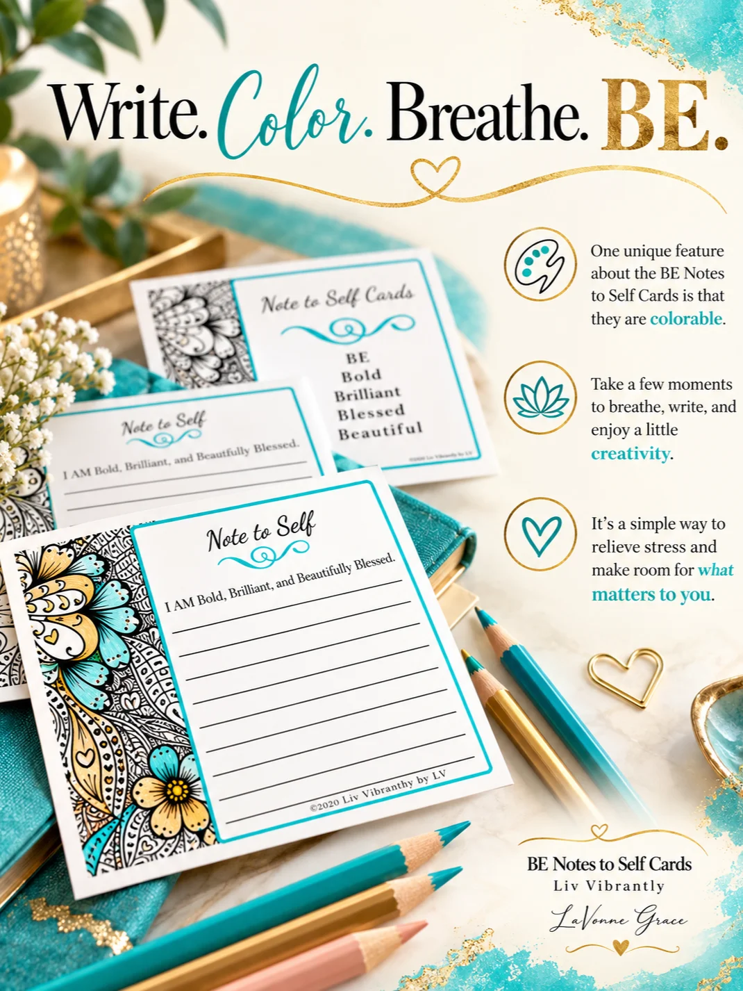 BE Notes to Self Cards product image (4)