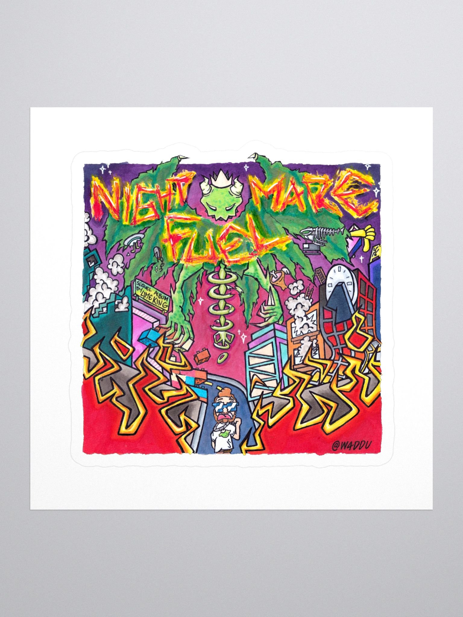 Nightmare Fuel Cover Sticker product image (1)