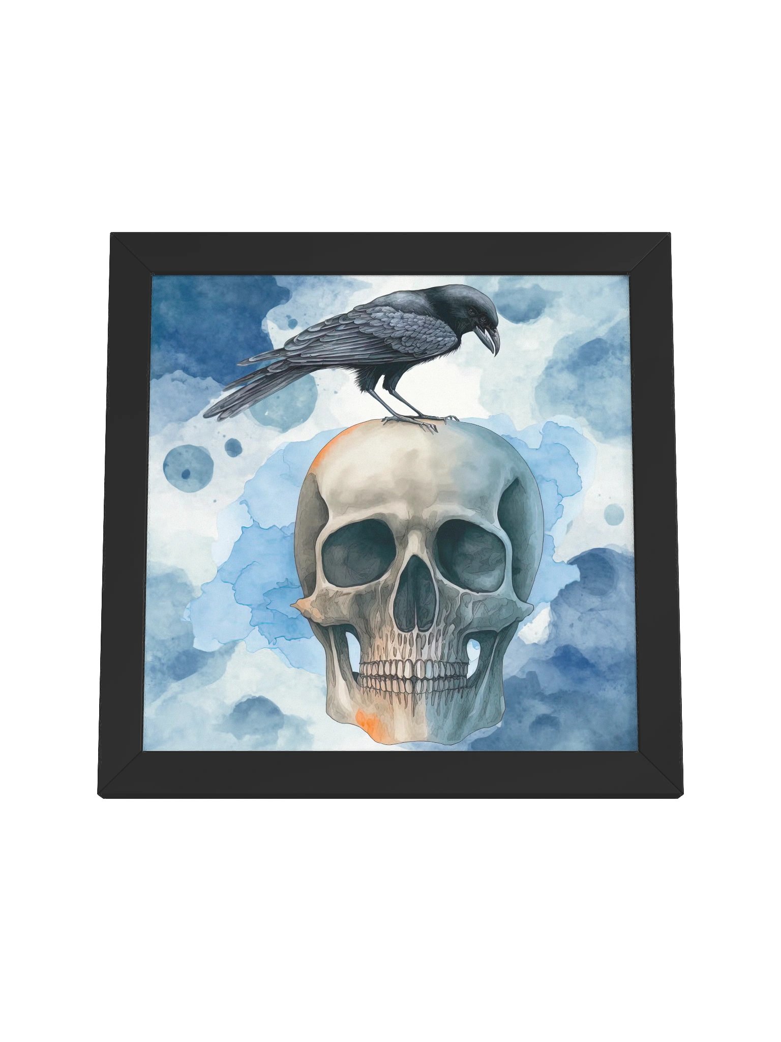 The Visitor: Vibrant Matte Poster in Ayous Wood Frame product image (16)