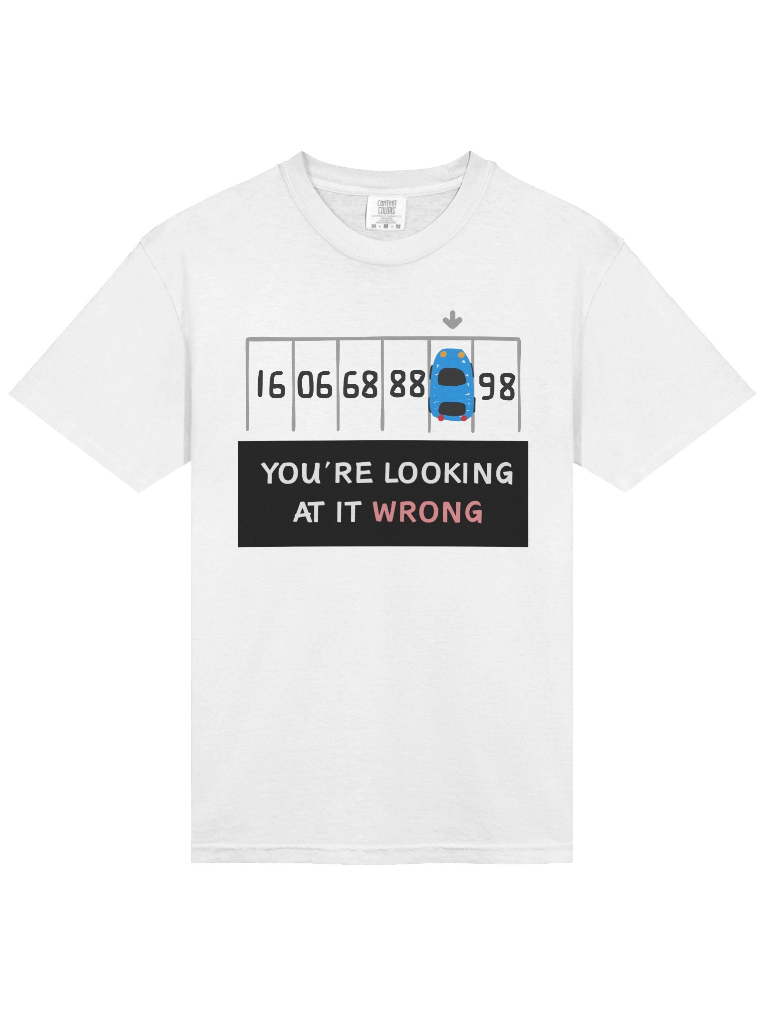 Dino 101 Math T-Shirt (Parking Lot) product image (1)