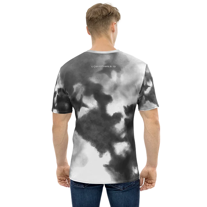 His House Mens Performance T-Shirt - B&W Tie Dye product image (1)