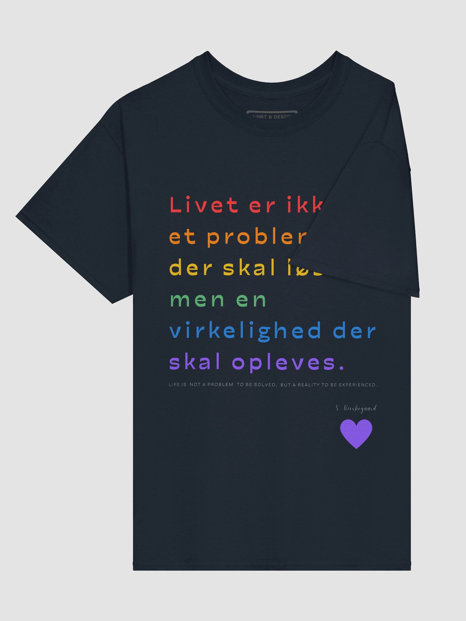 DK - Embrace the Experience – Kierkegaard's Wisdom on Life - "Livet er ikke et Problem" product image (3)