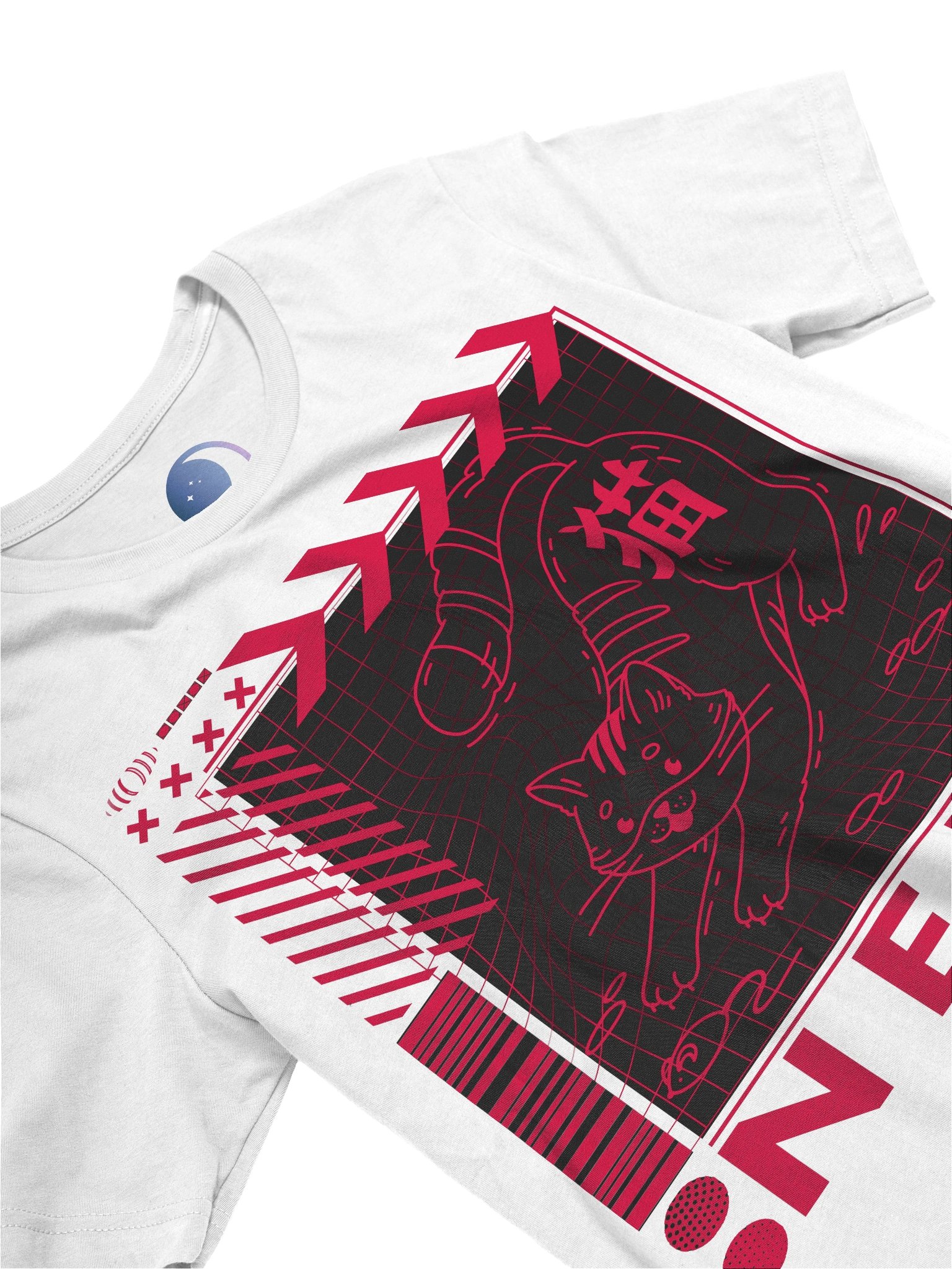 Neko Red & White Tee product image (3)