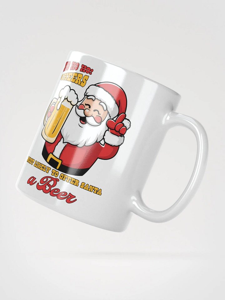 Santa's Cheers White Glossy Mug product image (2)