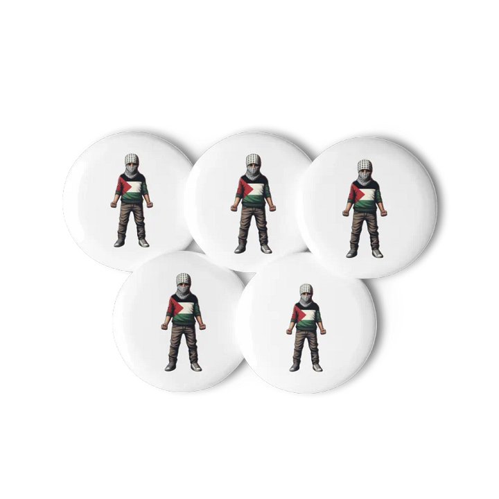 Set of Pin Buttons | AI Design FREE PALESTINA product image (3)