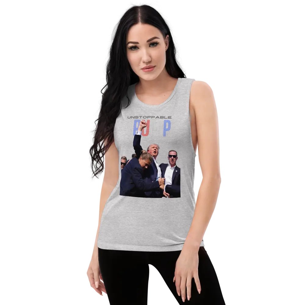 Unstoppable Trump: Fist Pumping Freedom Tank product image (55)