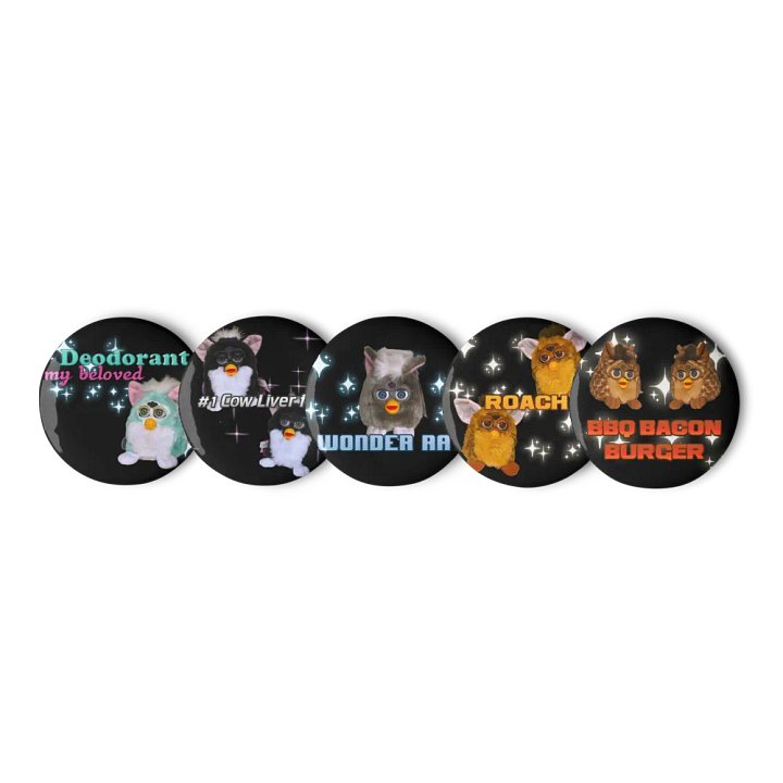 Furby Name Pins product image (2)