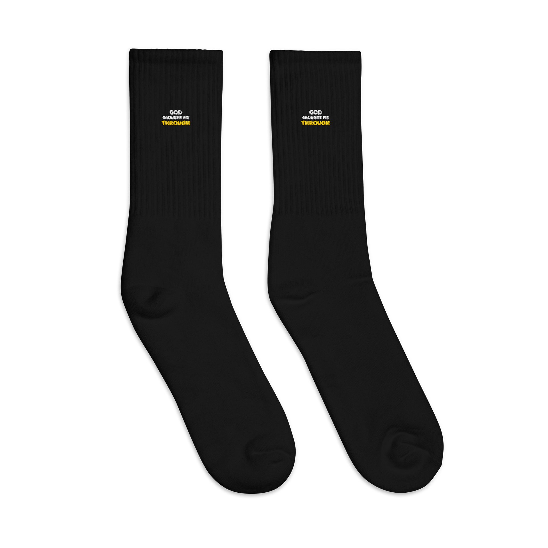 God Brought Me Through Signature Crew Socks – GBMT Edition product image (3)