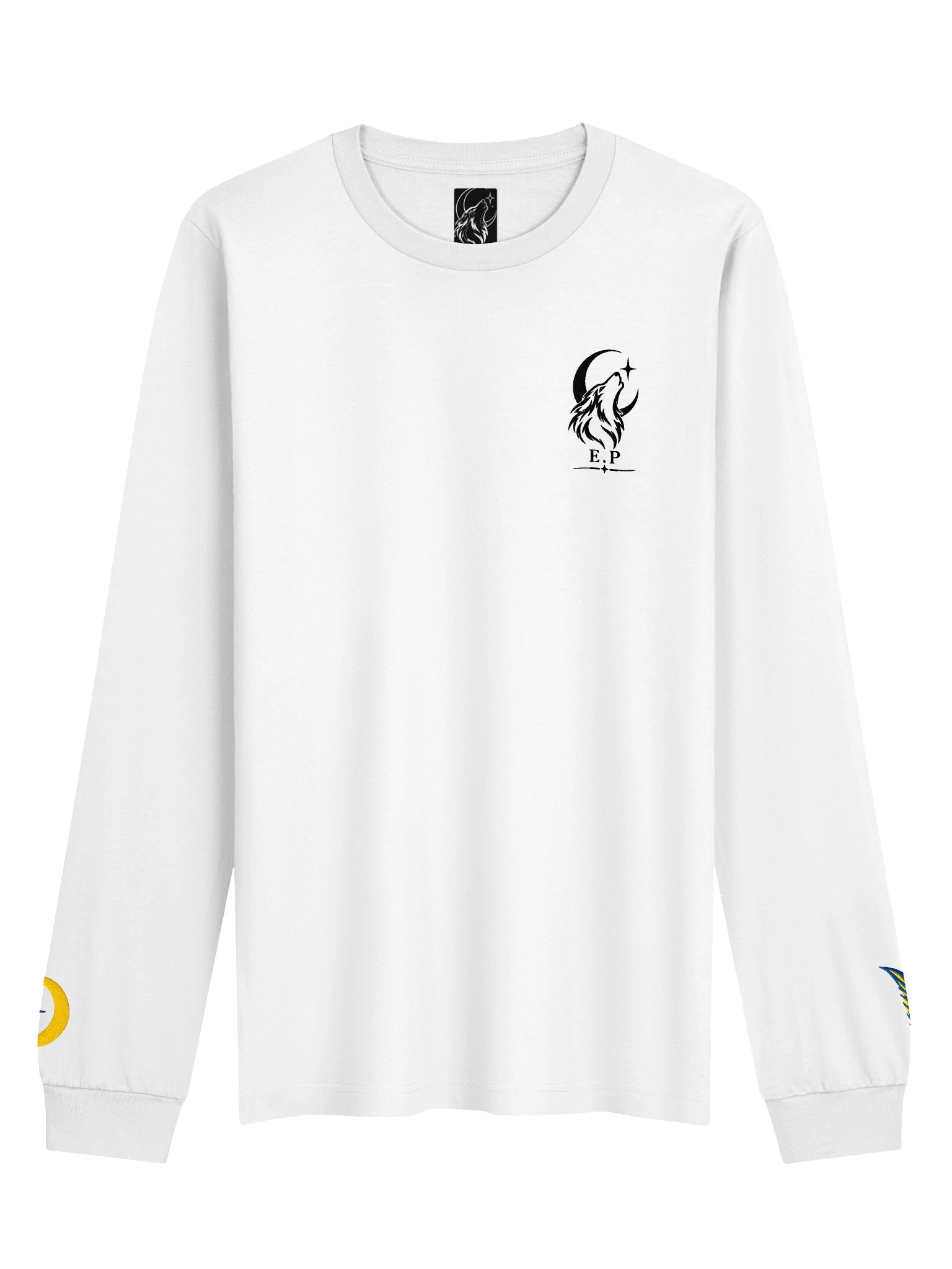 T-shirt manche longue 100% coton - Collection spéciale, Brodé manches + buste / avec dessin arrière, La dernière prière product image (1)