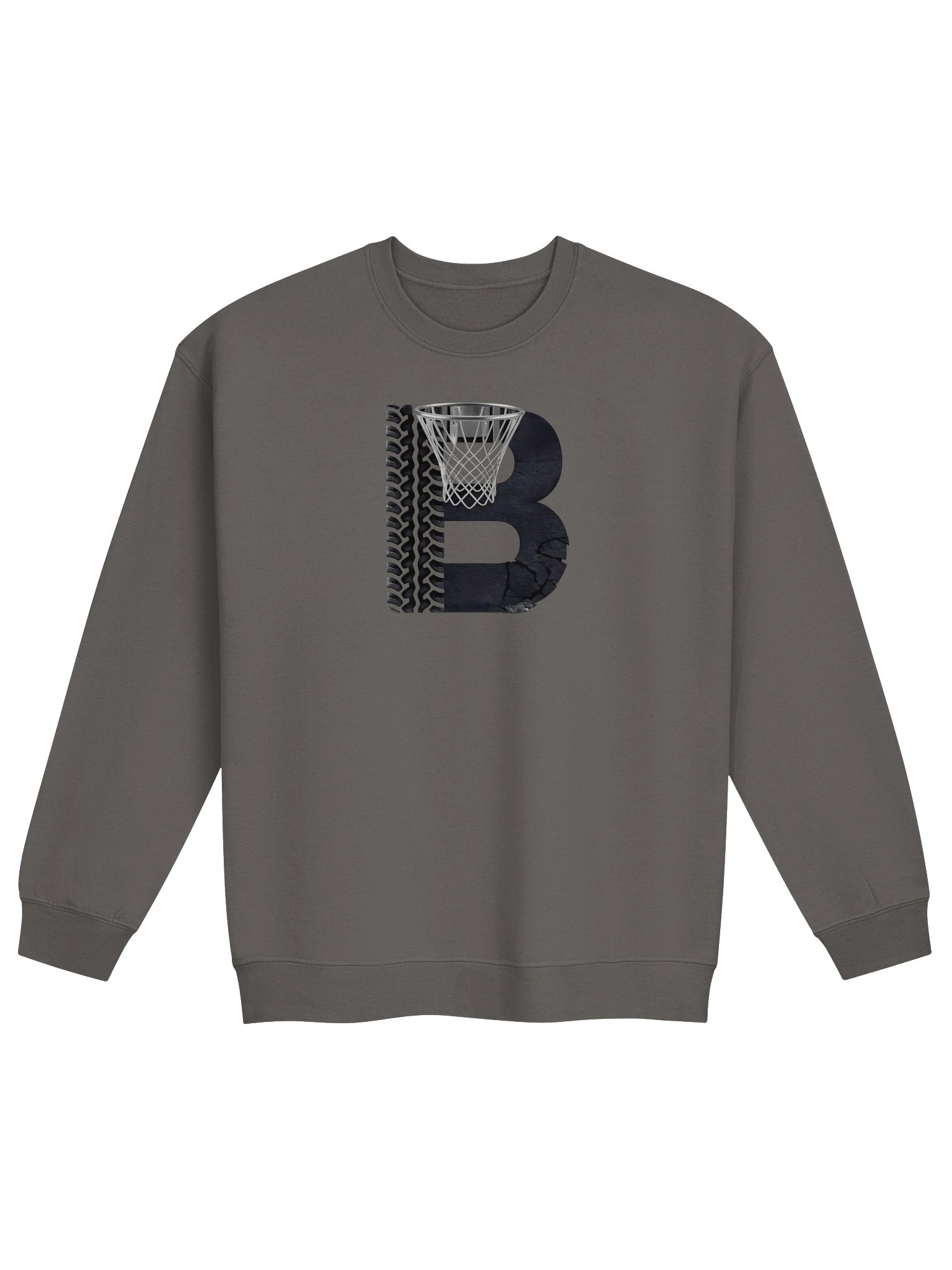 Basketball B Crewneck Sweatshirt product image (1)