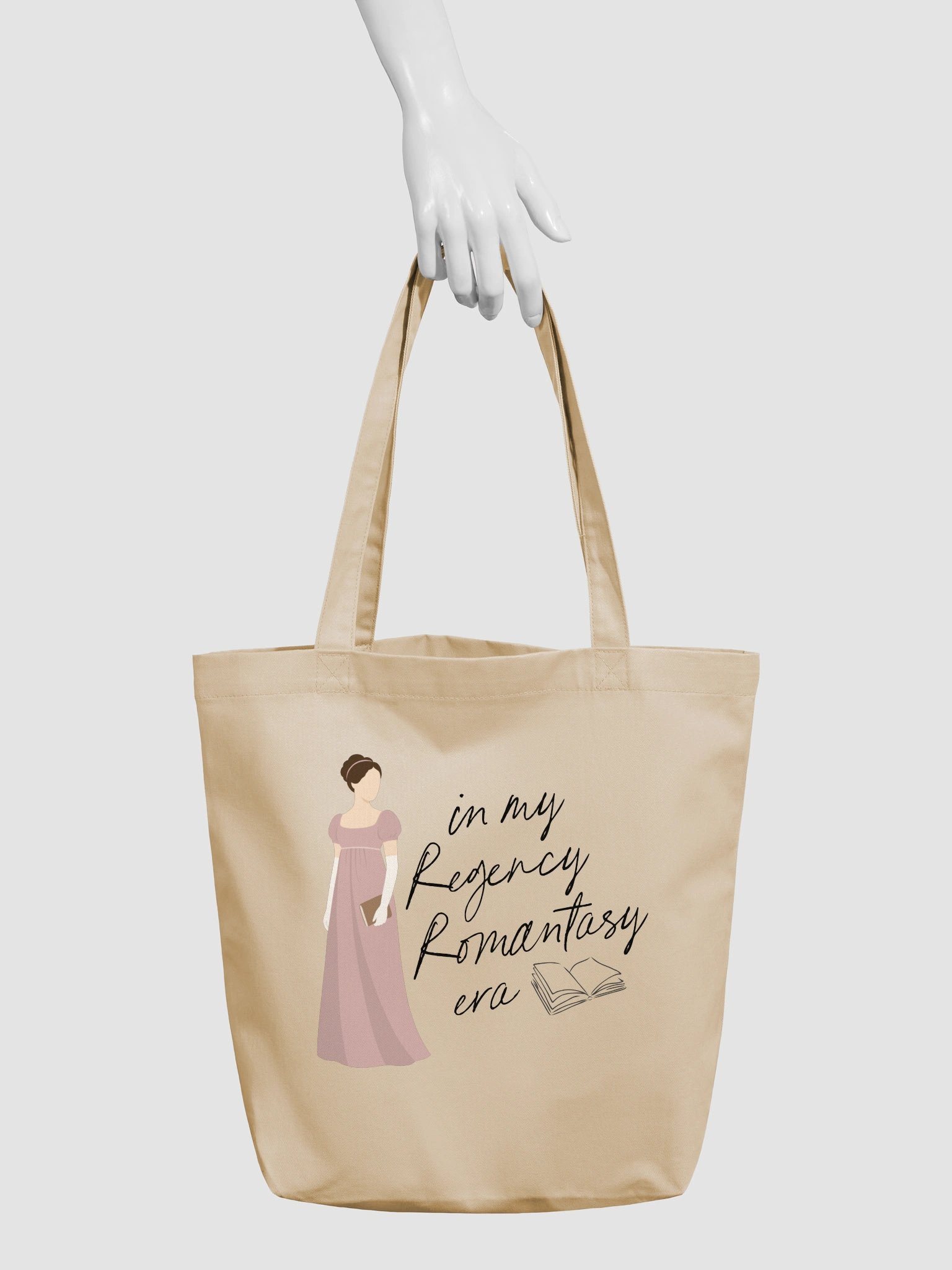 Regency Romantasy Era Econscious Tote Bag | PINK product image (3)