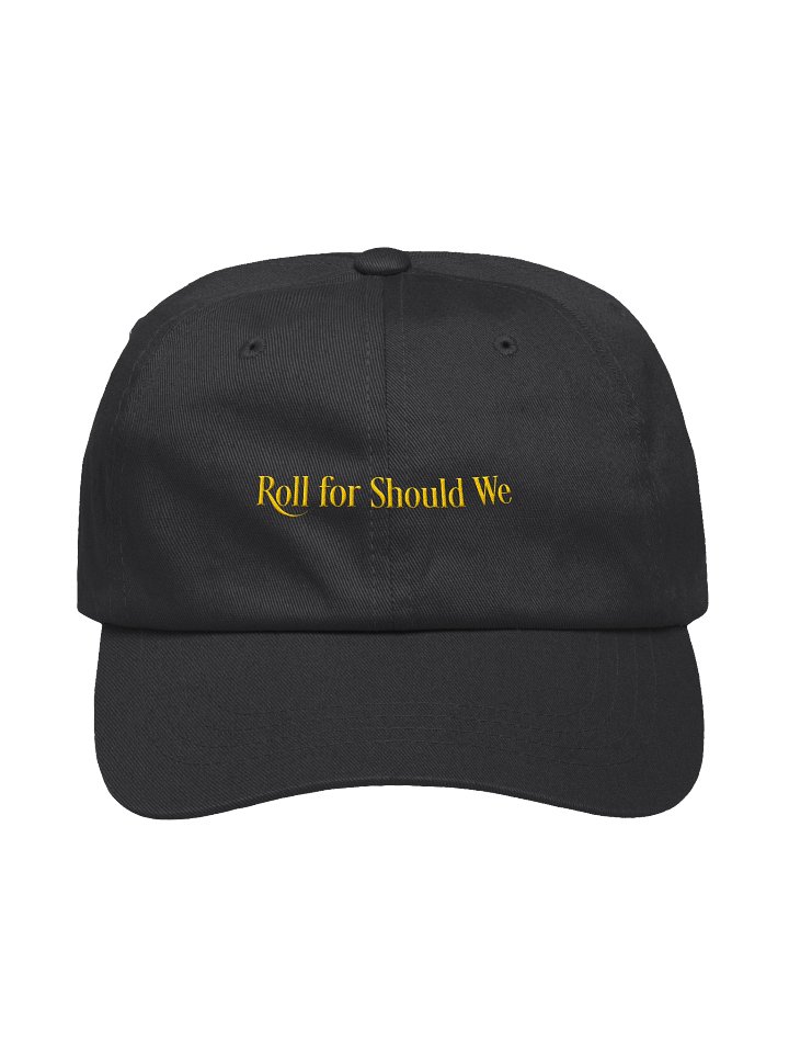 Roll for Should We Hat - Black & Gold product image (1)