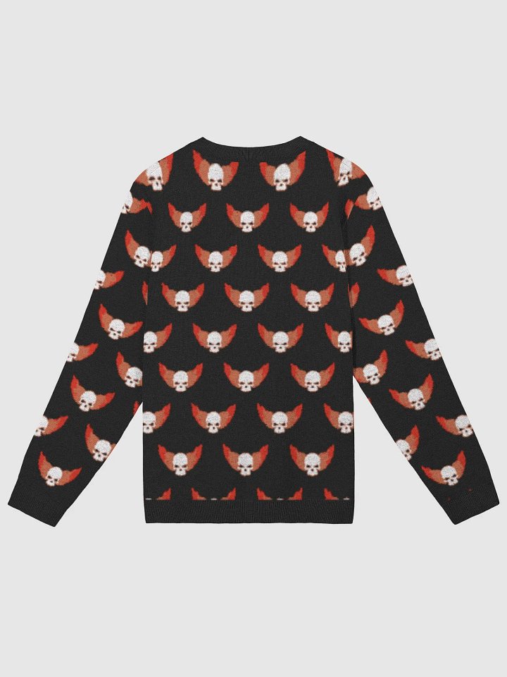 Weak Of Wanting 'Winged Skulls' Christmas Jumper product image (2)