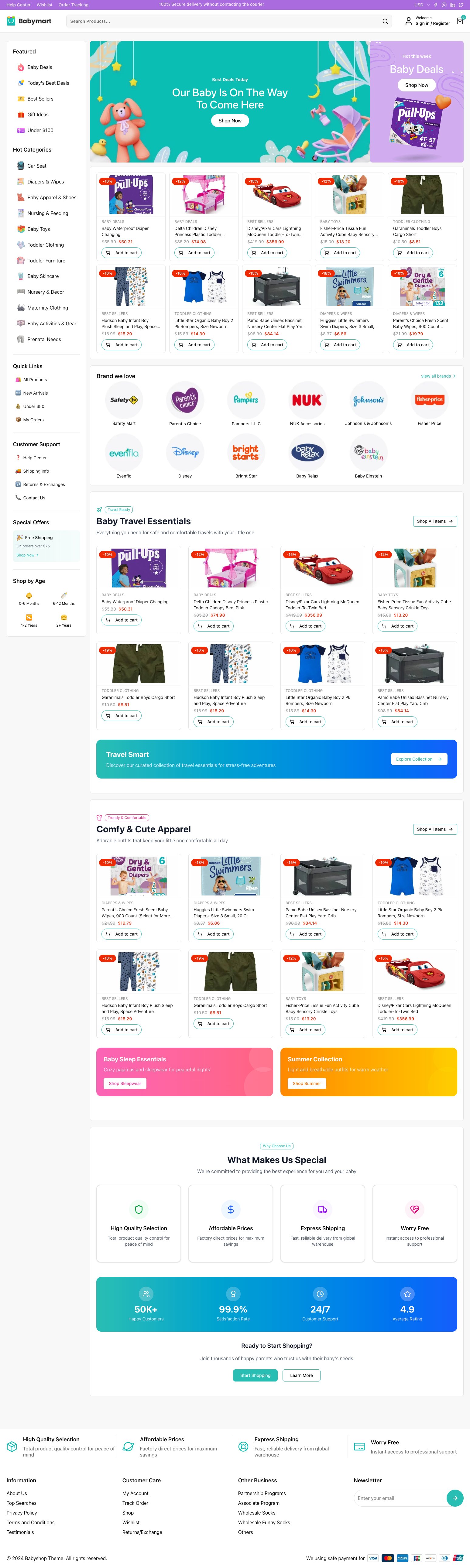 Complete E-commerce Solution - BabyShop Platform product image (3)