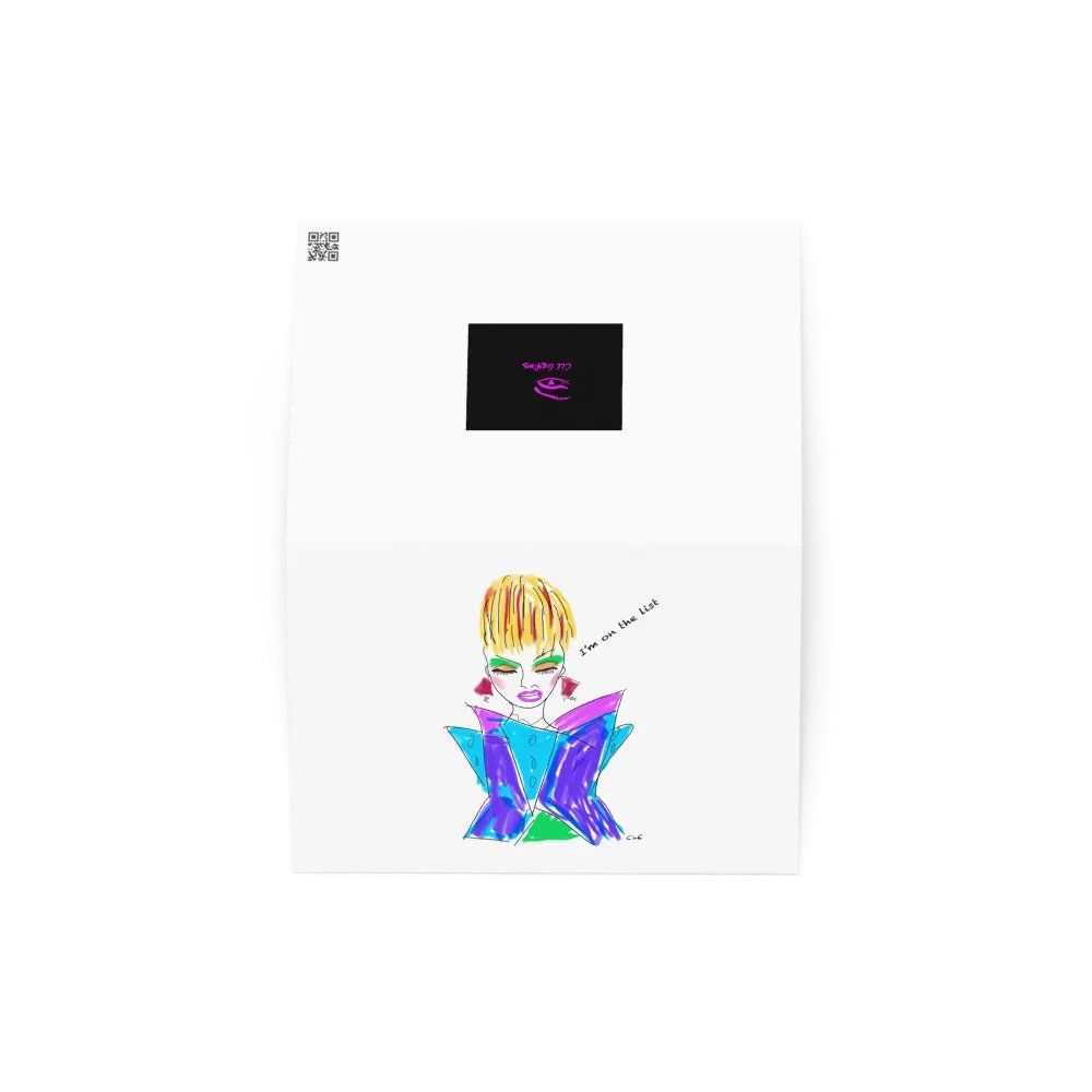 On The List Greeting Card product image (3)
