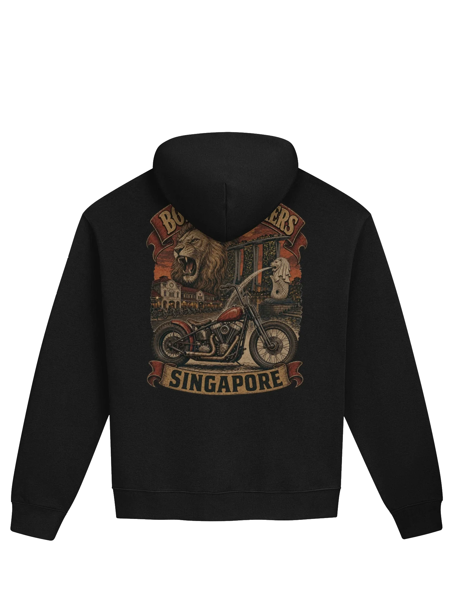 Bobber Brothers - Singapore Hoodie