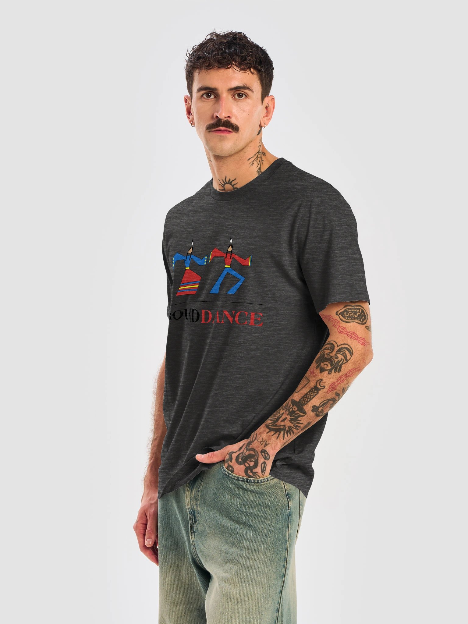 Round Dance Organic Fitted Tee product image (6)