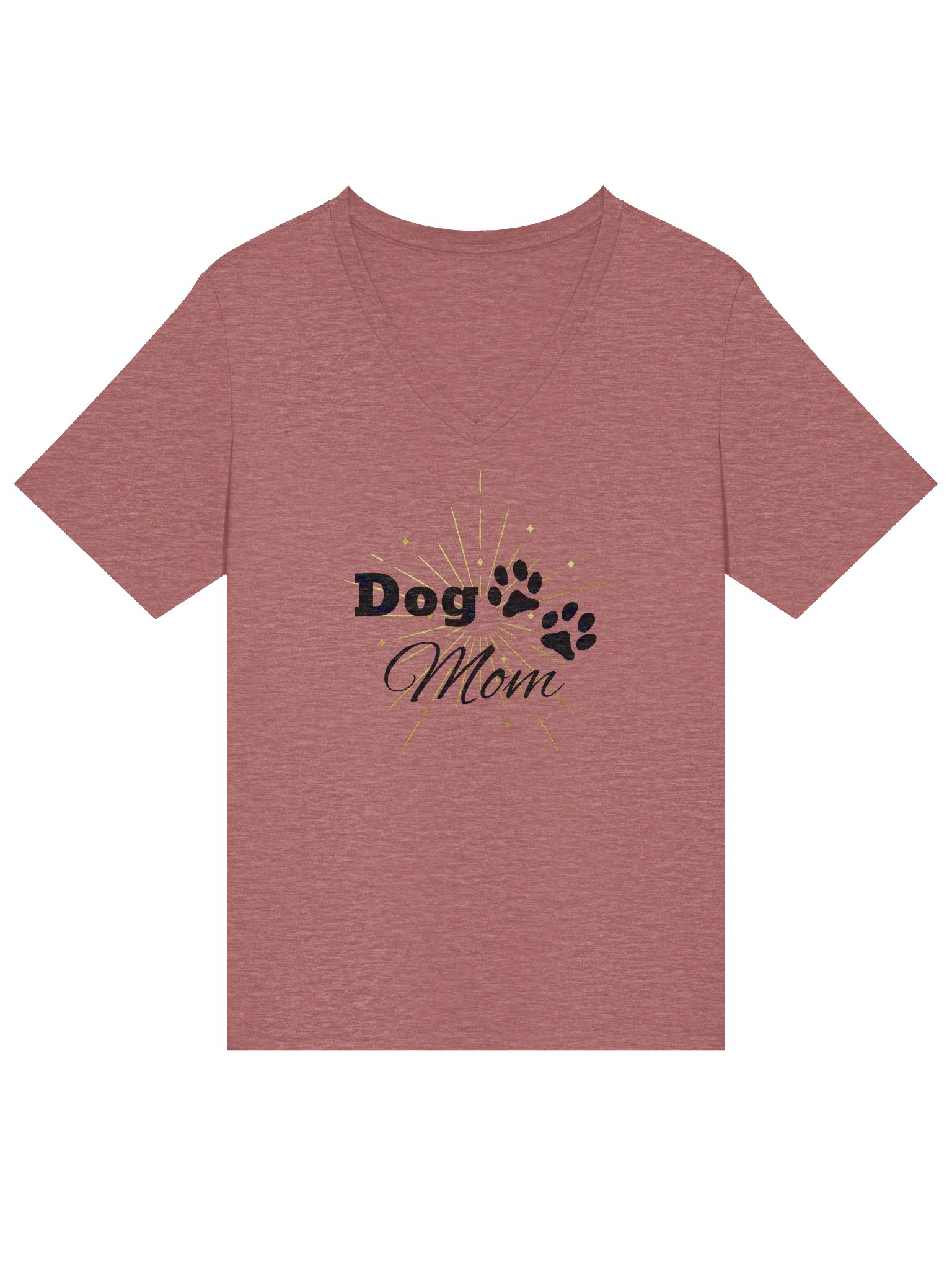 Dog Mom V-Neck Tee product image (19)