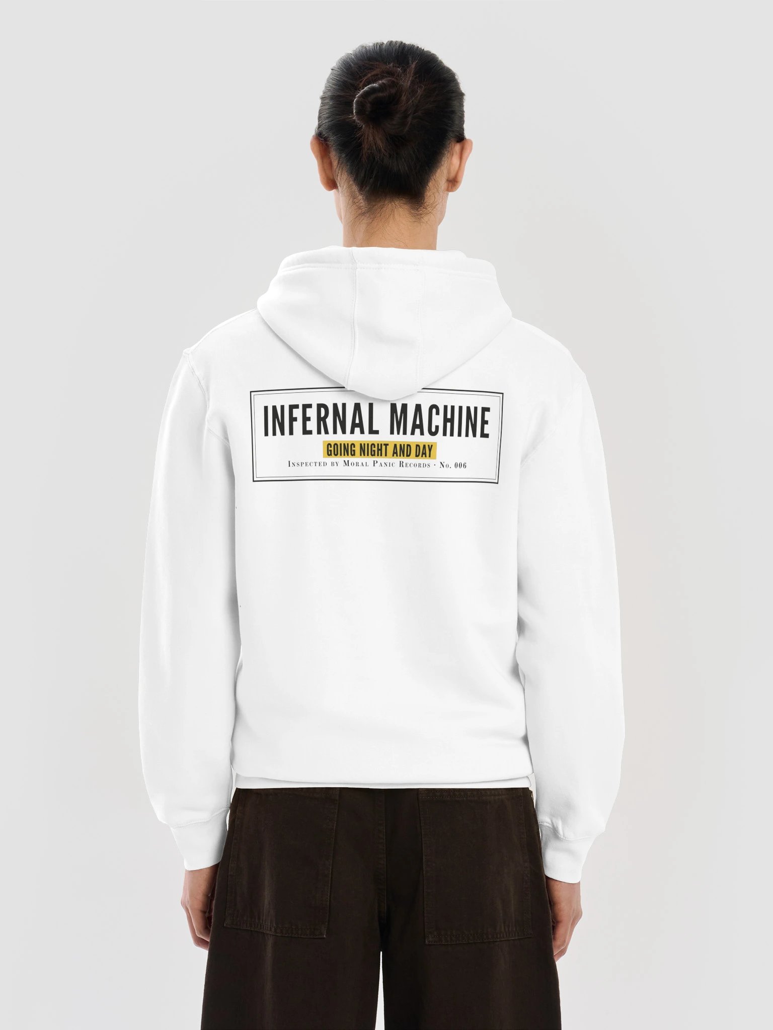 Infernal Machine Zip Hoodie (light colours) product image (6)